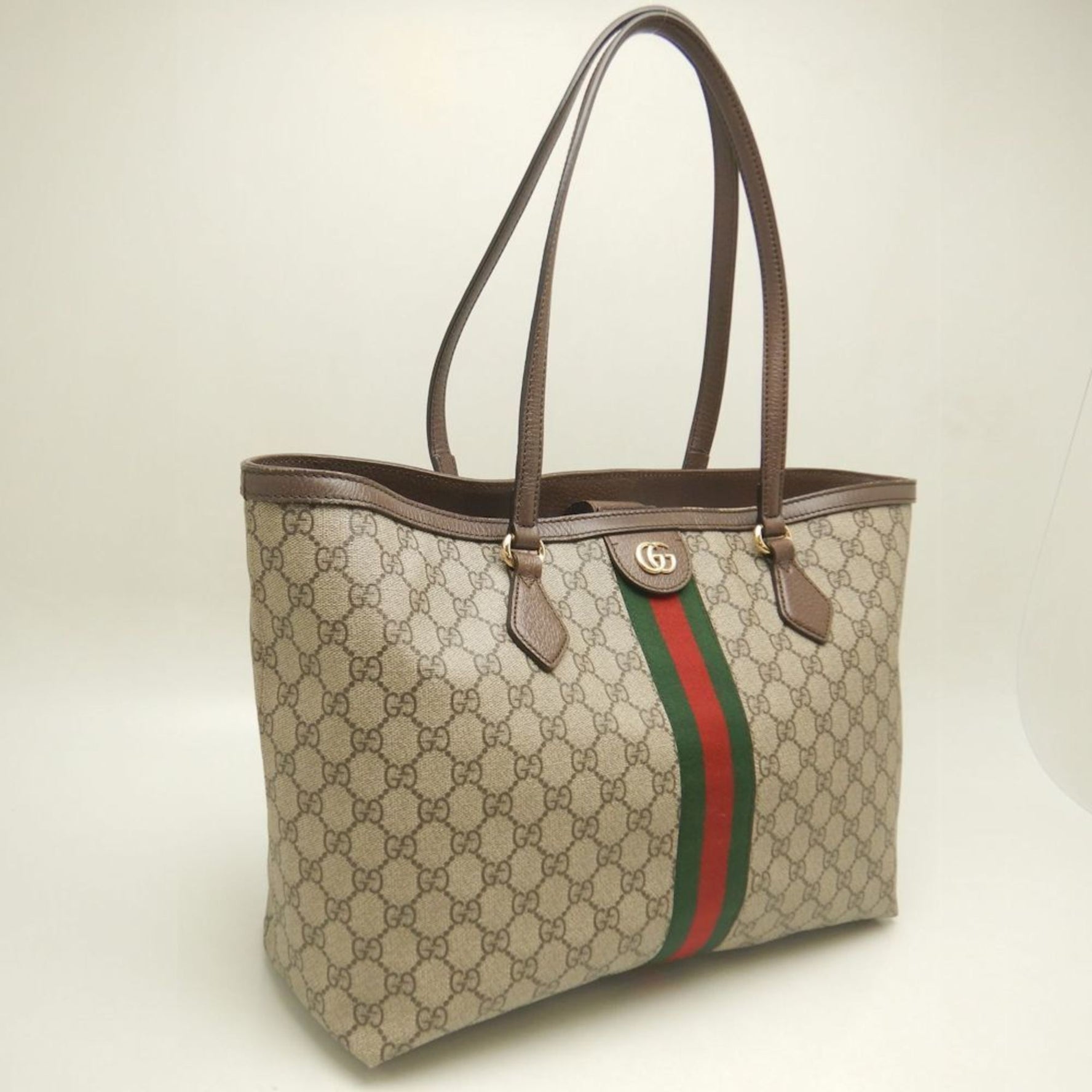 GUCCI Ophidia Large Tote GG Supreme Canvas