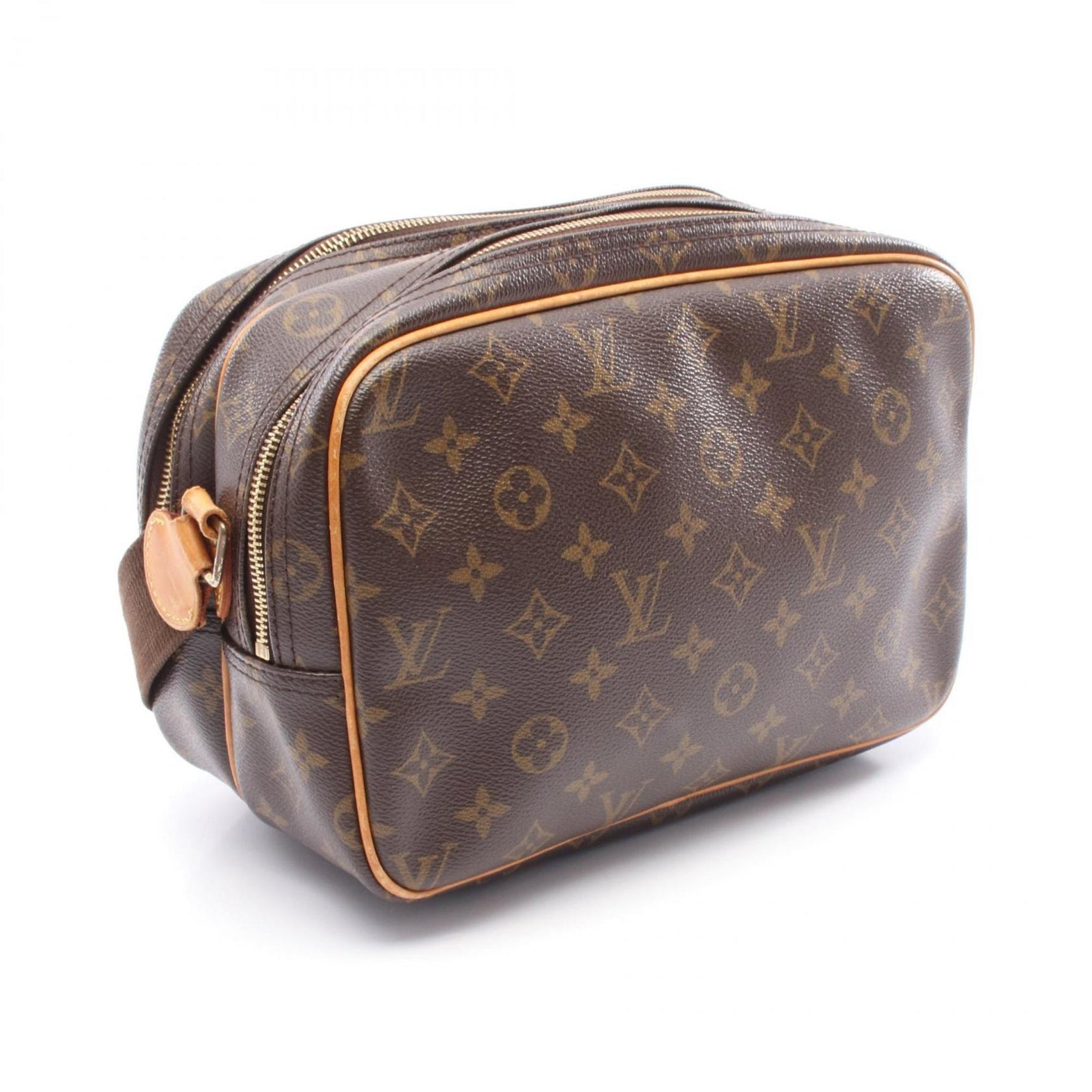 Louis Vuitton Reporter PM Shoulder Bag, Coated Canvas and Leather, Monogram, Brown