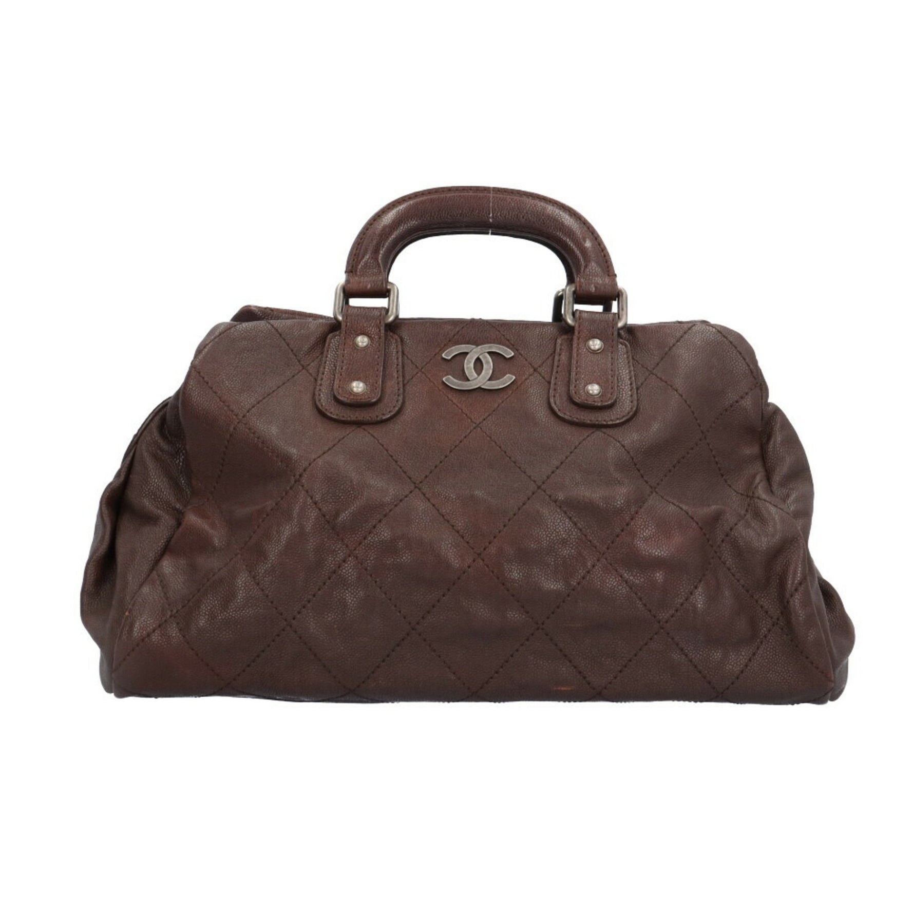 CHANEL Wild Stitch Handbag Caviar Skin