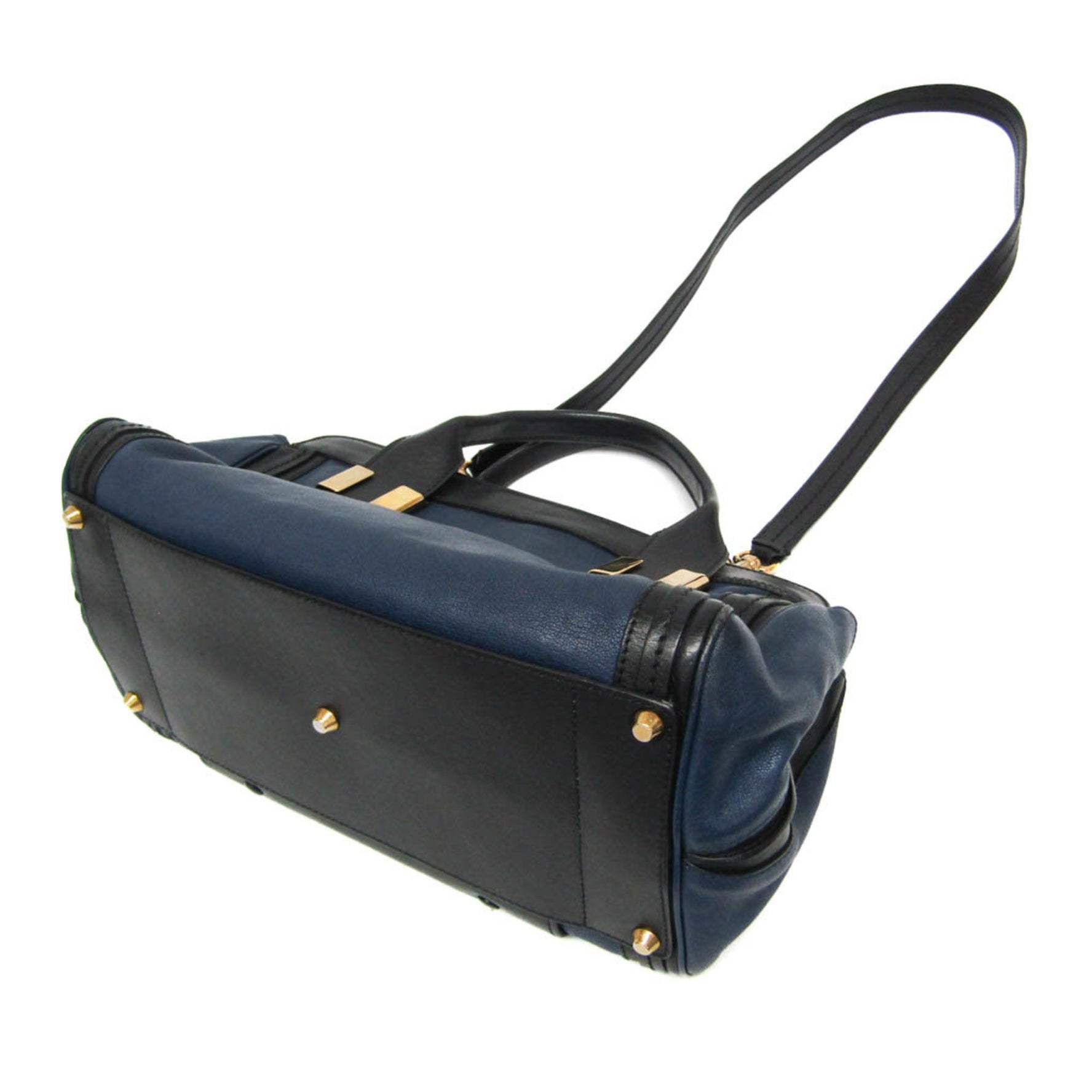 Chloé Alice Leather Handbag,Shoulder Bag Black,Navy