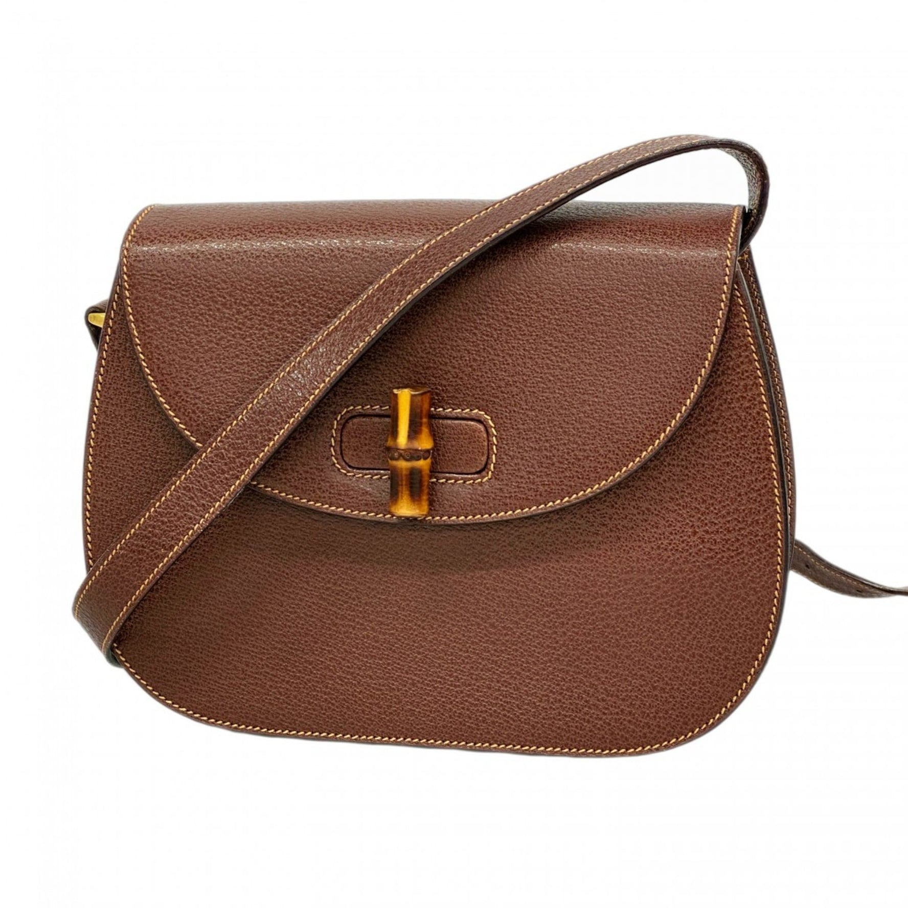 Gucci Bamboo Shoulder Bag 001 2113 1622 Leather