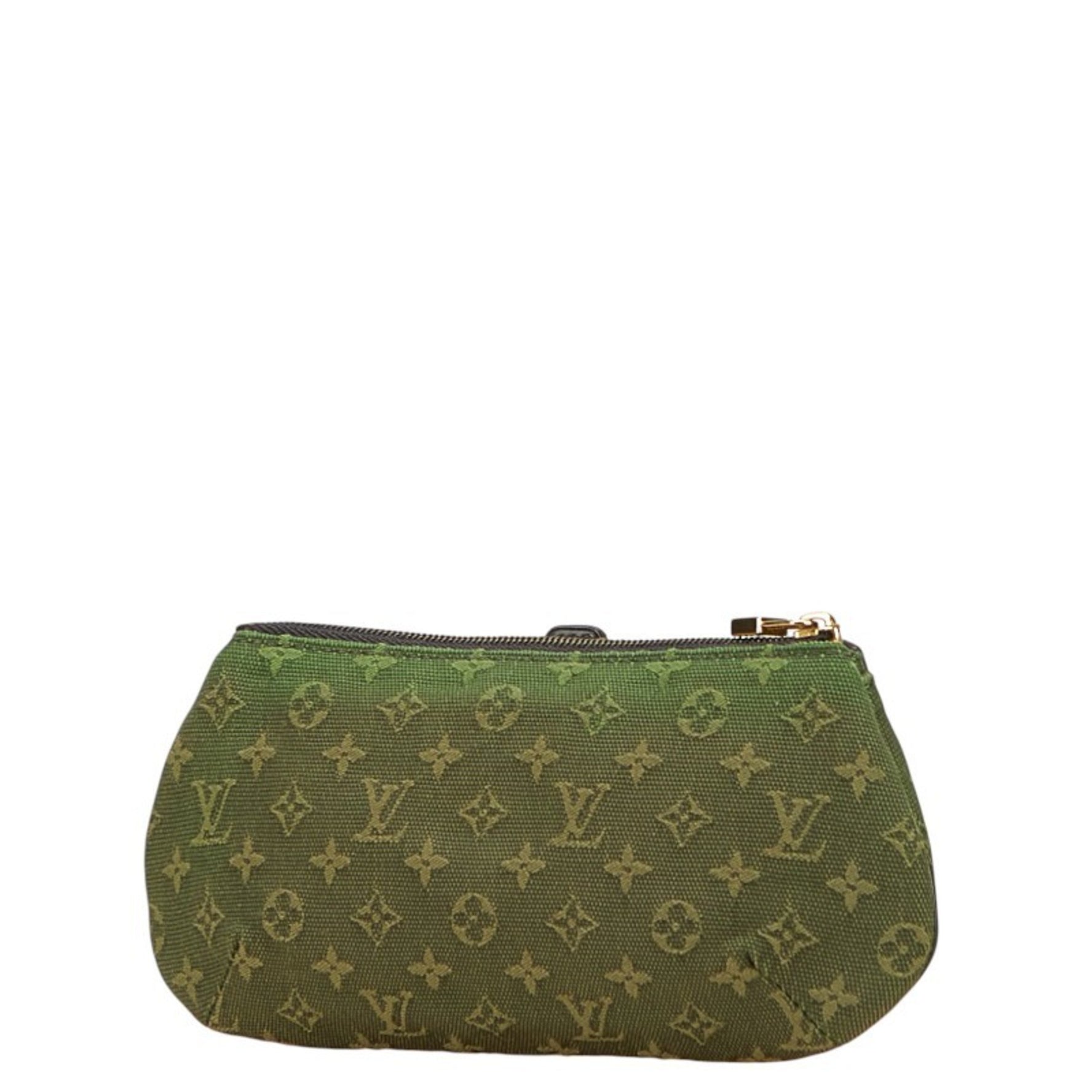 Louis Vuitton Monogram Minilan Anne Sophie Pouch Khaki Brown Canvas Leather LOUIS VUITTON
