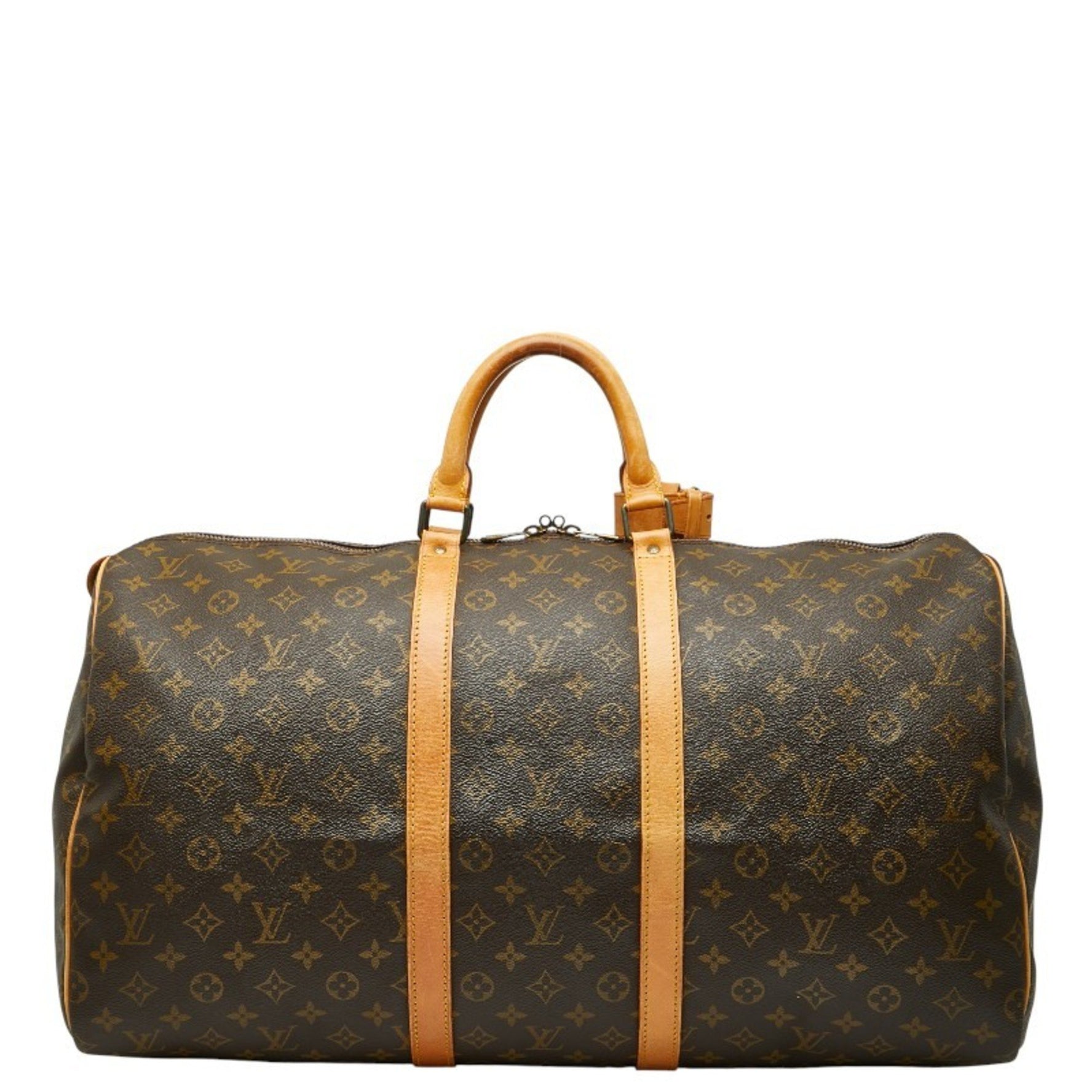 Louis Vuitton Monogram Keepall 55 Boston Bag/Travel Bag Leather LOUIS VUITTON