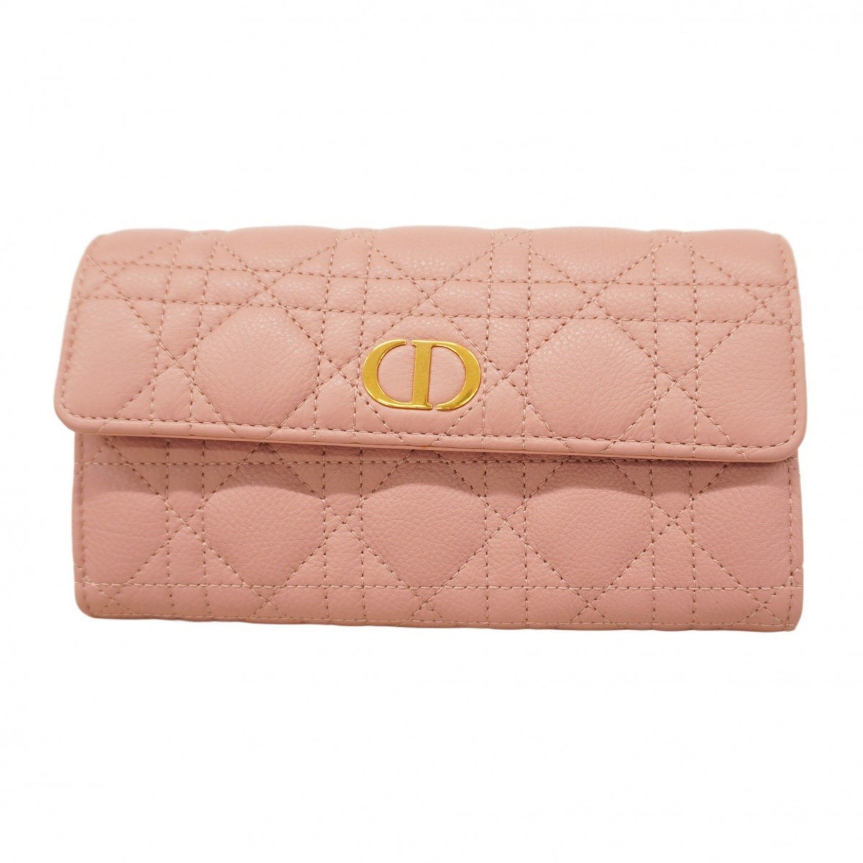Christian Dior Cannage Leather Long Wallet