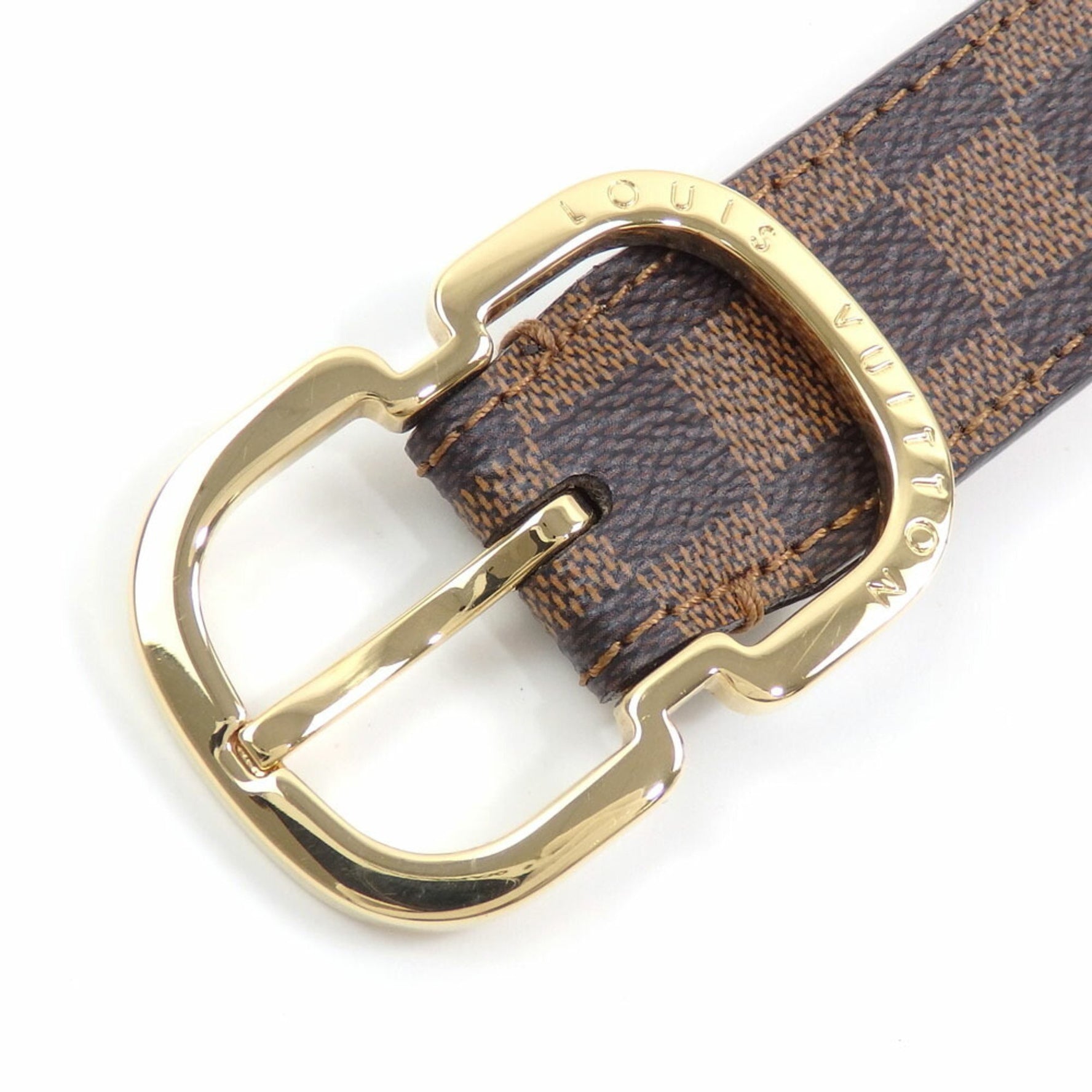 Louis Vuitton Mini Santur Belt, 30 inches Damier Ebene