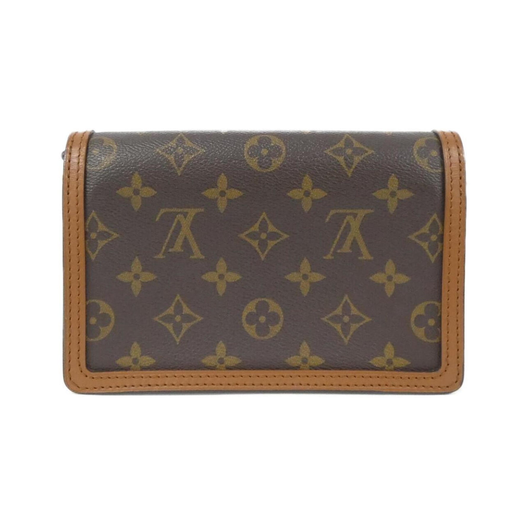 Louis Vuitton Monogram Reverse Portefeuille Dauphine Chain Wallet