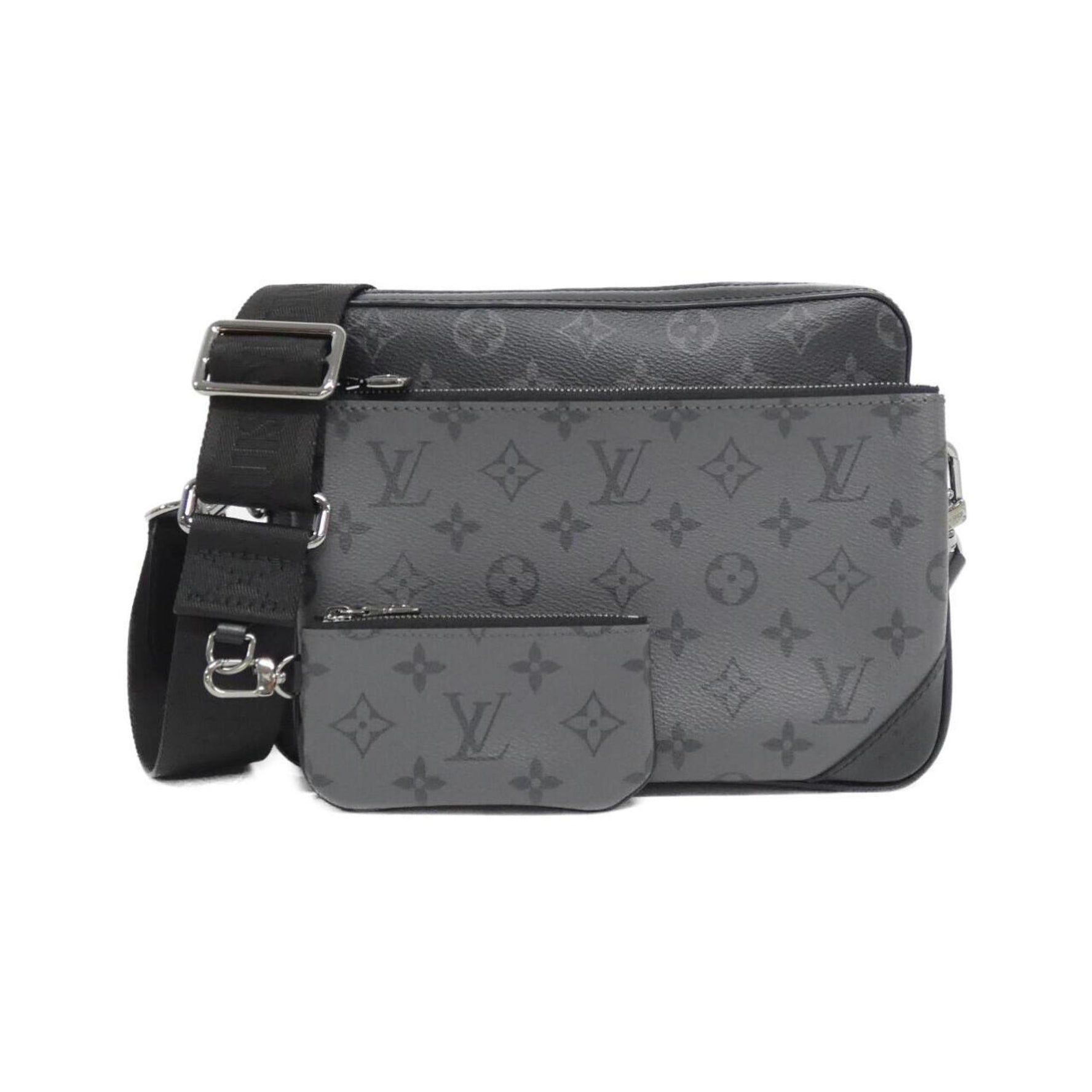 Louis Vuitton Monogram Eclipse Reverse Trio Messenger Shoulder Bag