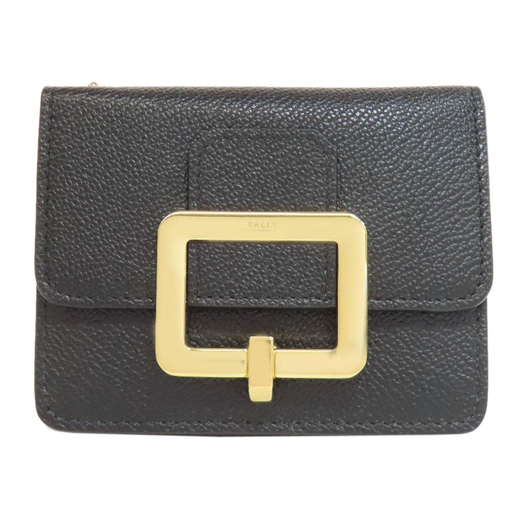 Bally Leather Card Case Black