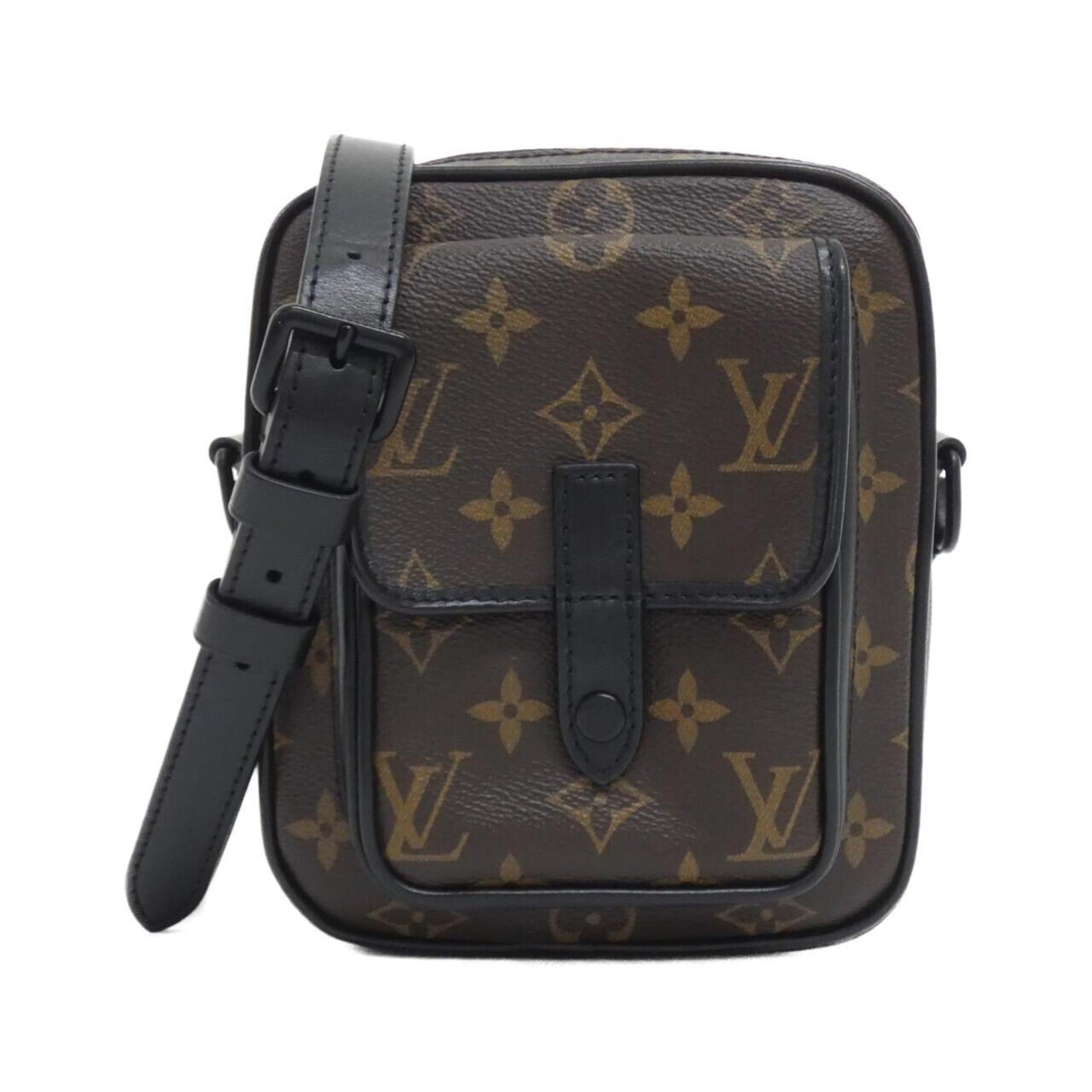 Louis Vuitton Monogram Macassar Christopher Wearable Wallet Shoulder Bag