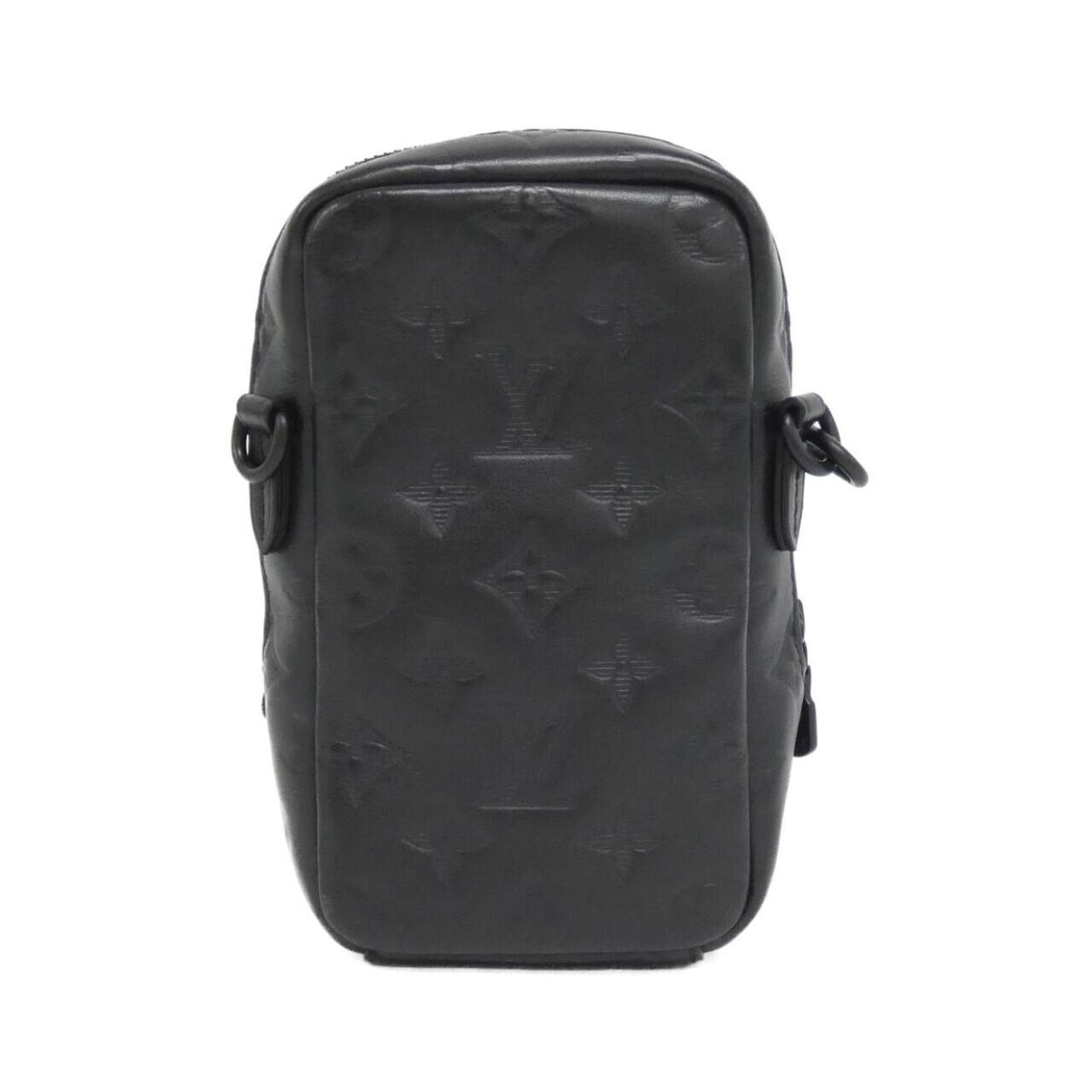 Louis Vuitton Monogram Shadow Double Phone Pouch Shoulder Bag