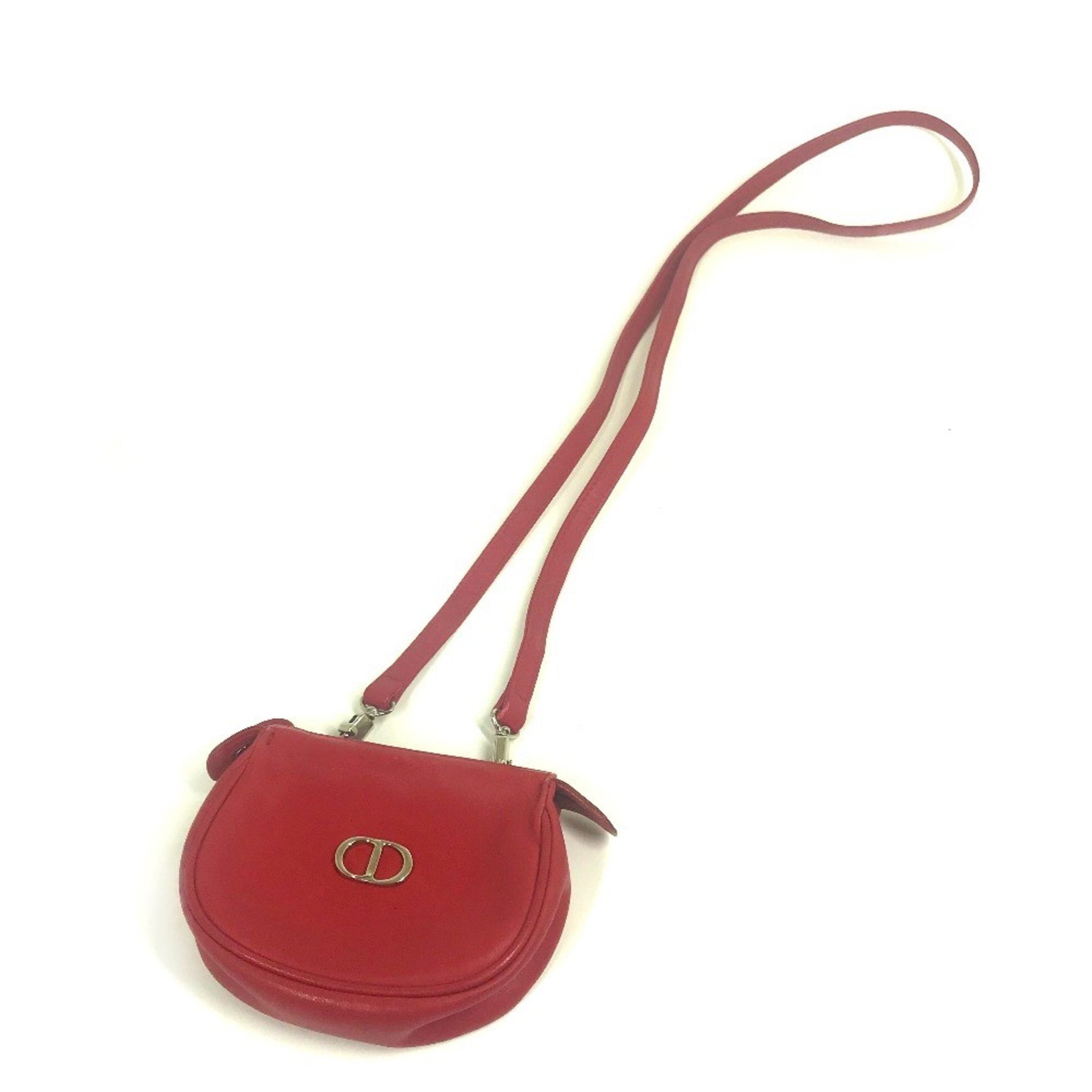 Christian Dior Christian CDHardware Bag Crossbody Shoulder Bag SilverHardware