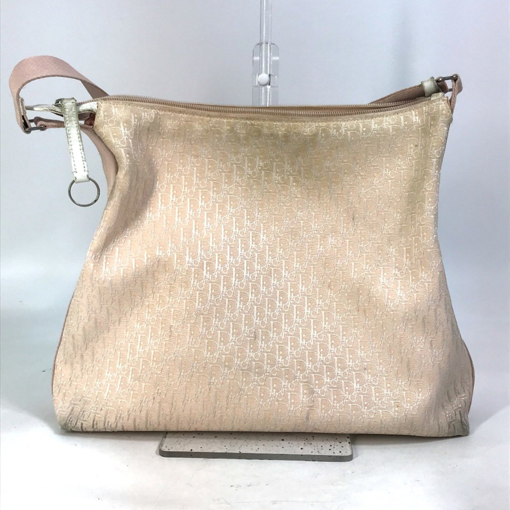 Christian Dior Trotter Bag Crossbody Shoulder Bag x White