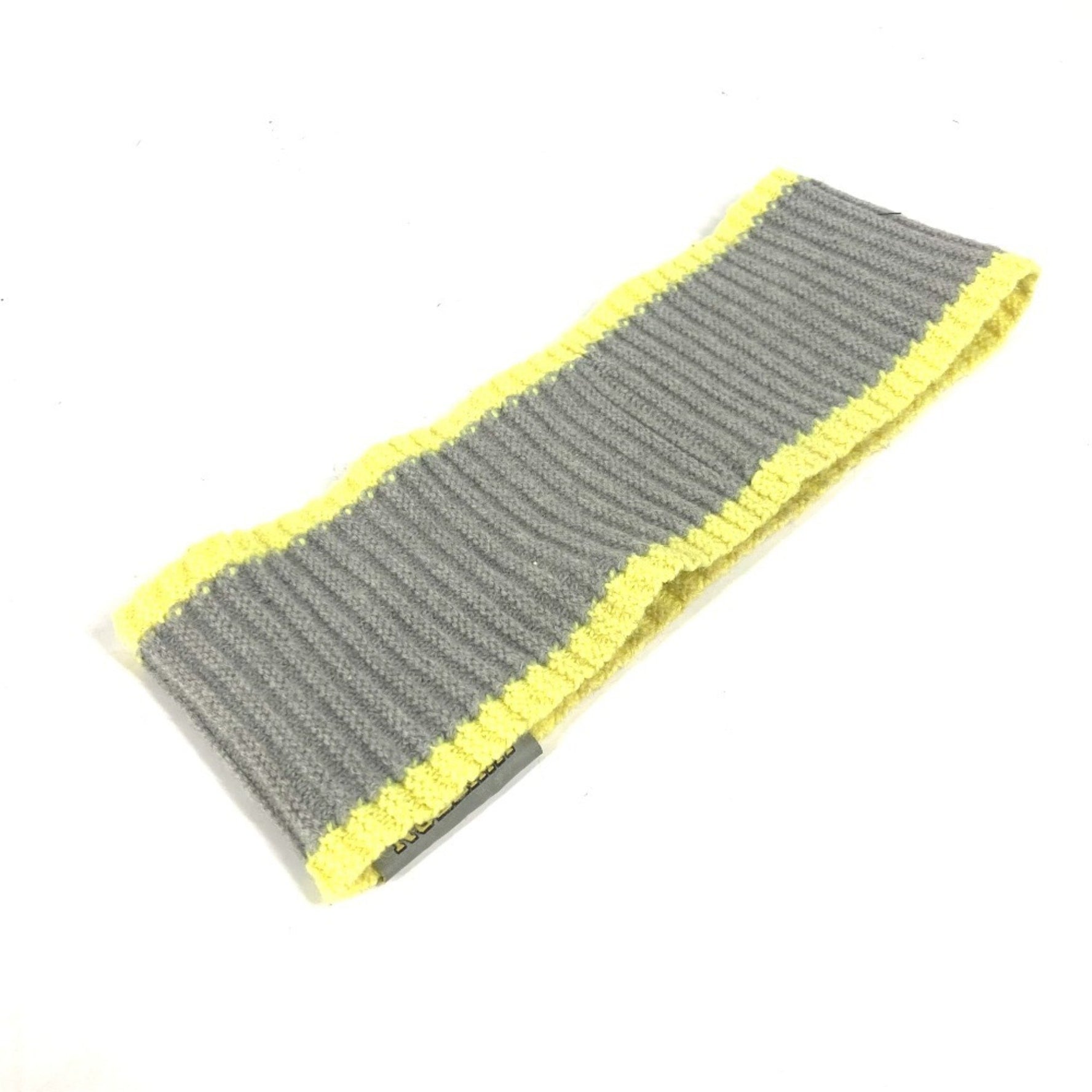 LOUIS VUITTON MP2149 FLUORUI HEADBAND HAIR BAND WOOL MEN WOMEN YELLOW