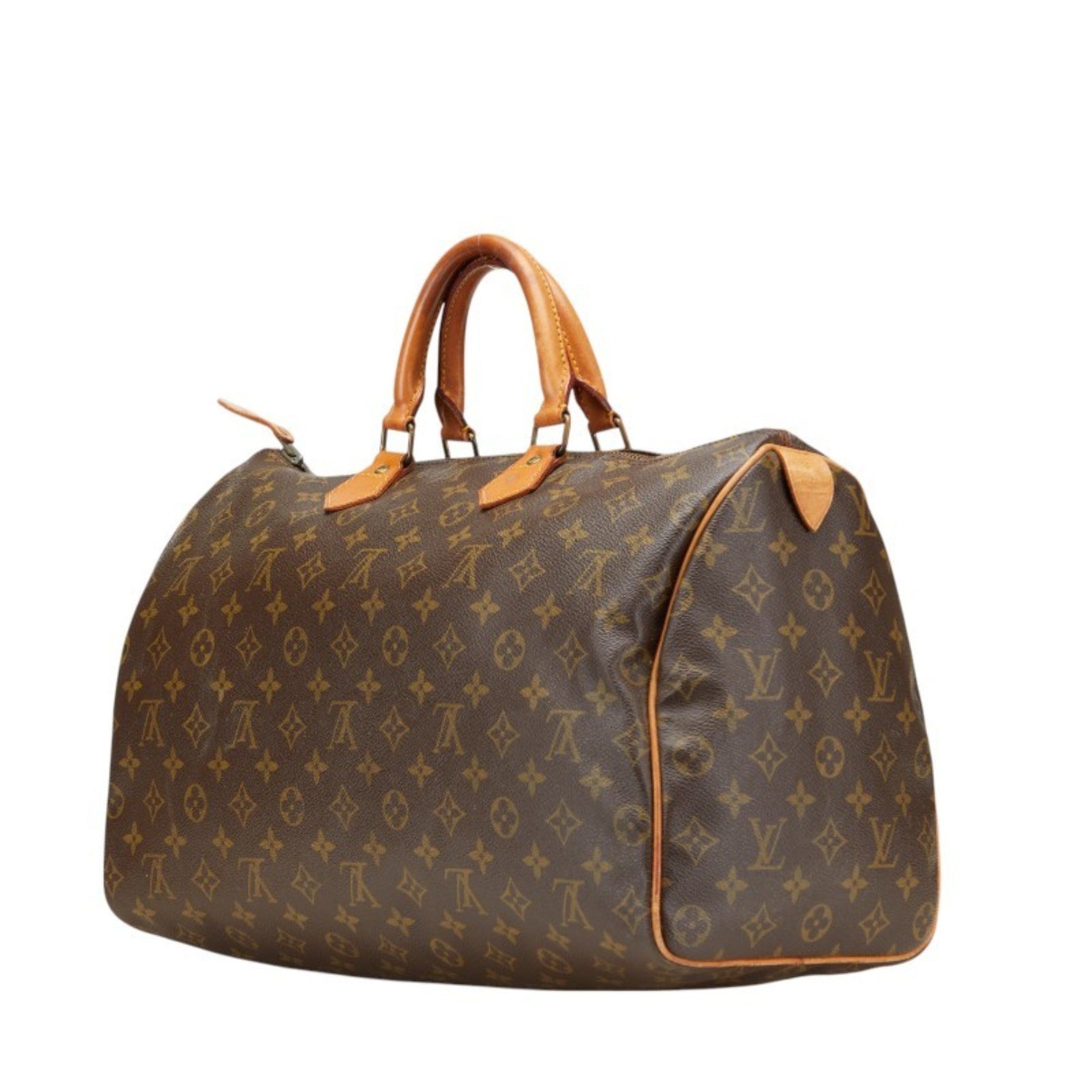 Louis Vuitton Monogram Speedy 40 Boston Bag/Handbag M41522 Brown PVC Leather Women's LOUIS VUITTON