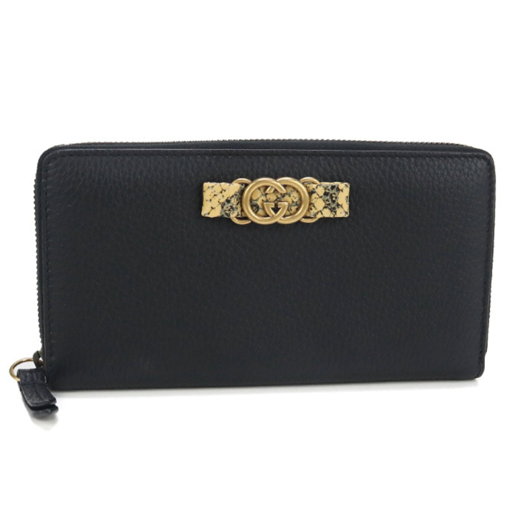 GUCCI Zip-Around Wallet with Interlocking G Design