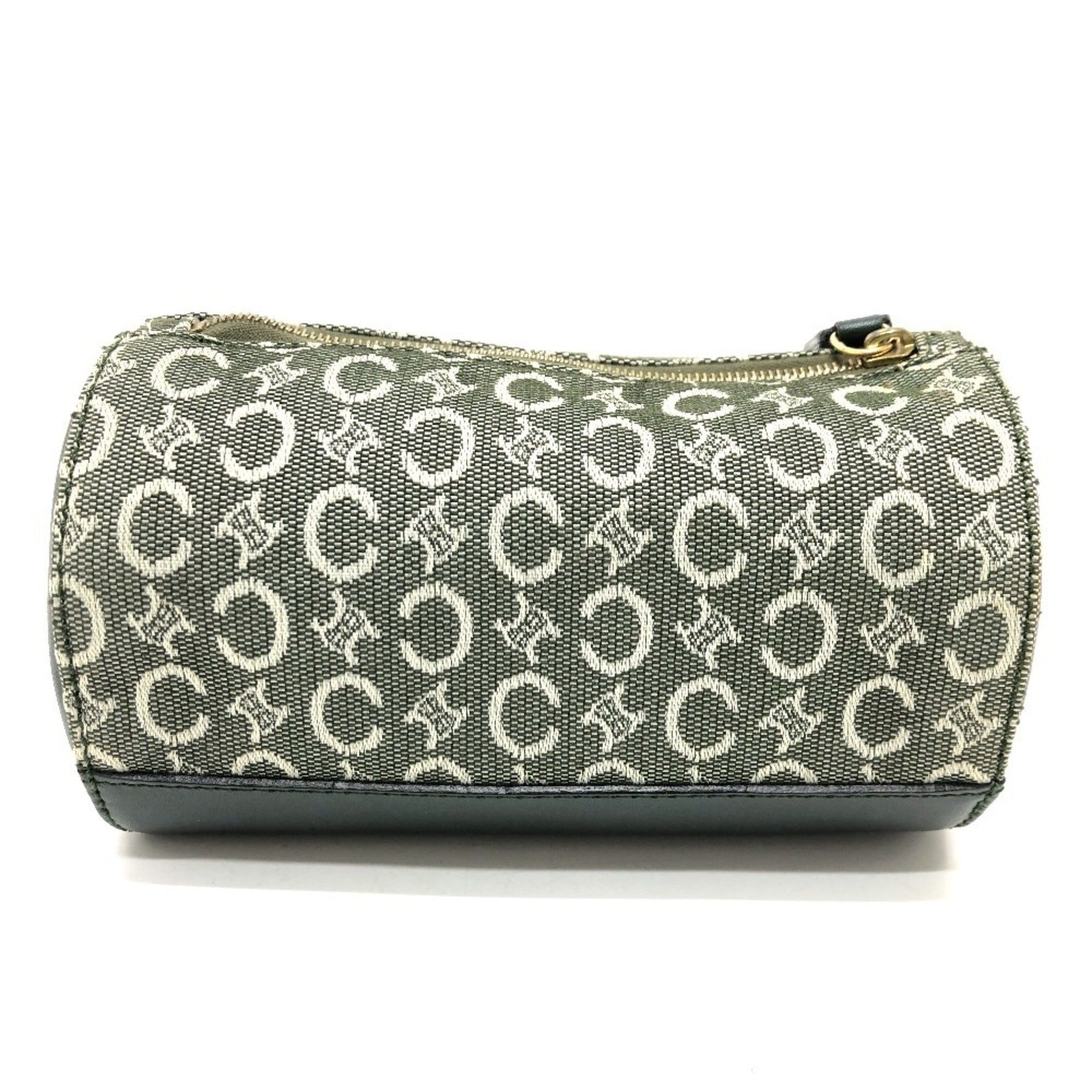 CELINE C Macadam Vanity Bag, Canvas, Unisex