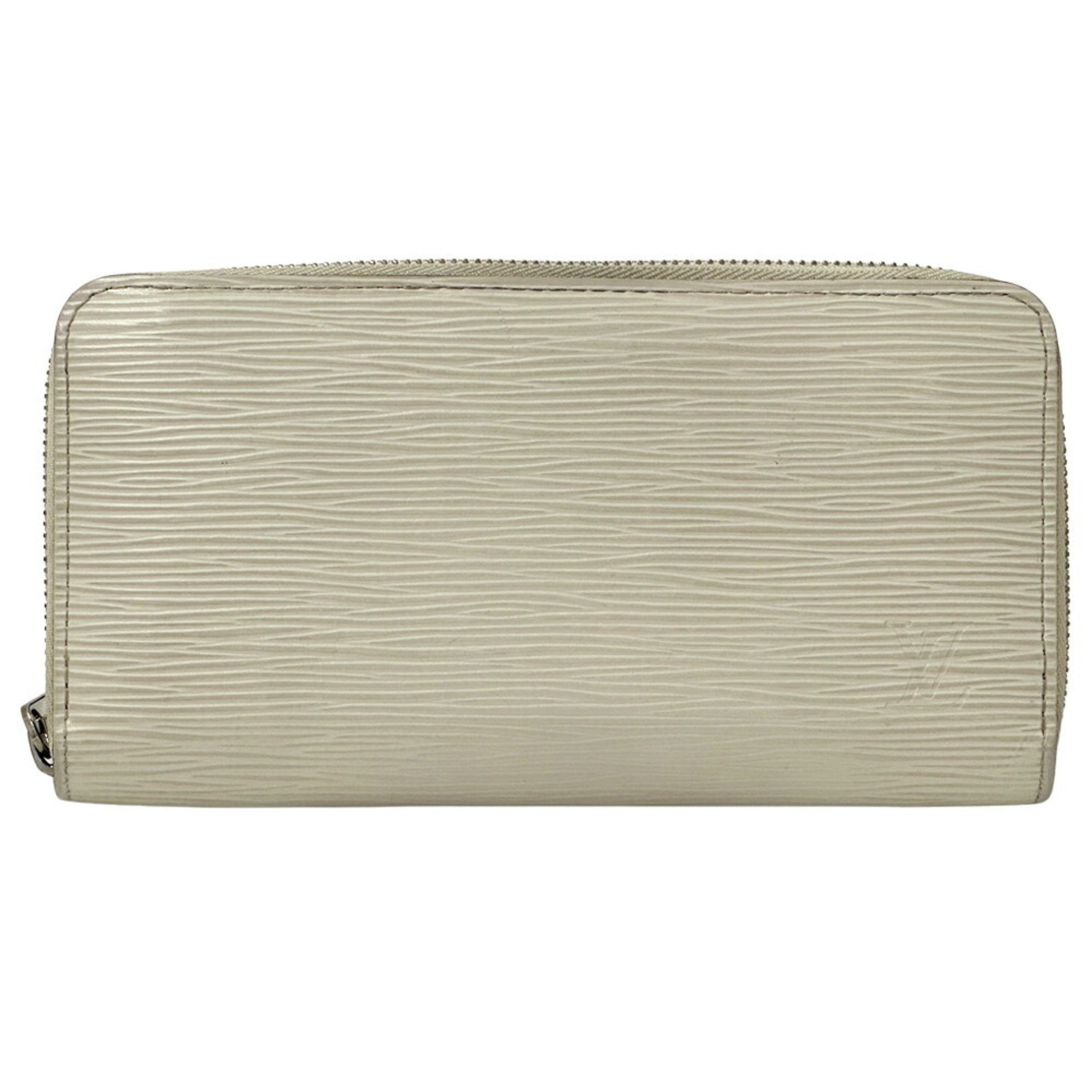 Louis Vuitton Epi Leather Zippy Wallet, White/Cream, Ivory