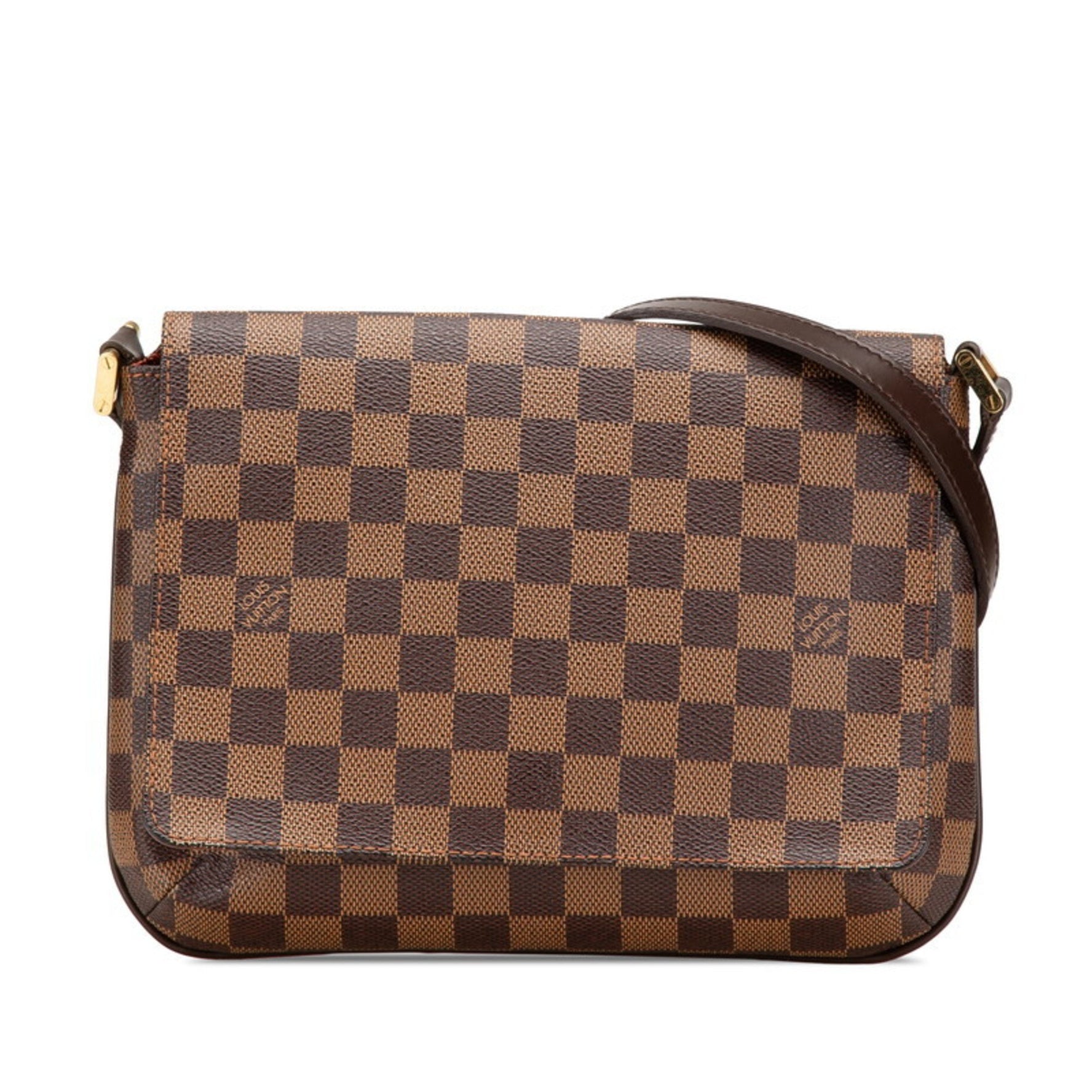 Louis Vuitton Damier Musette Tango Long Crossbody Shoulder Bag Leather LOUIS VUITTON
