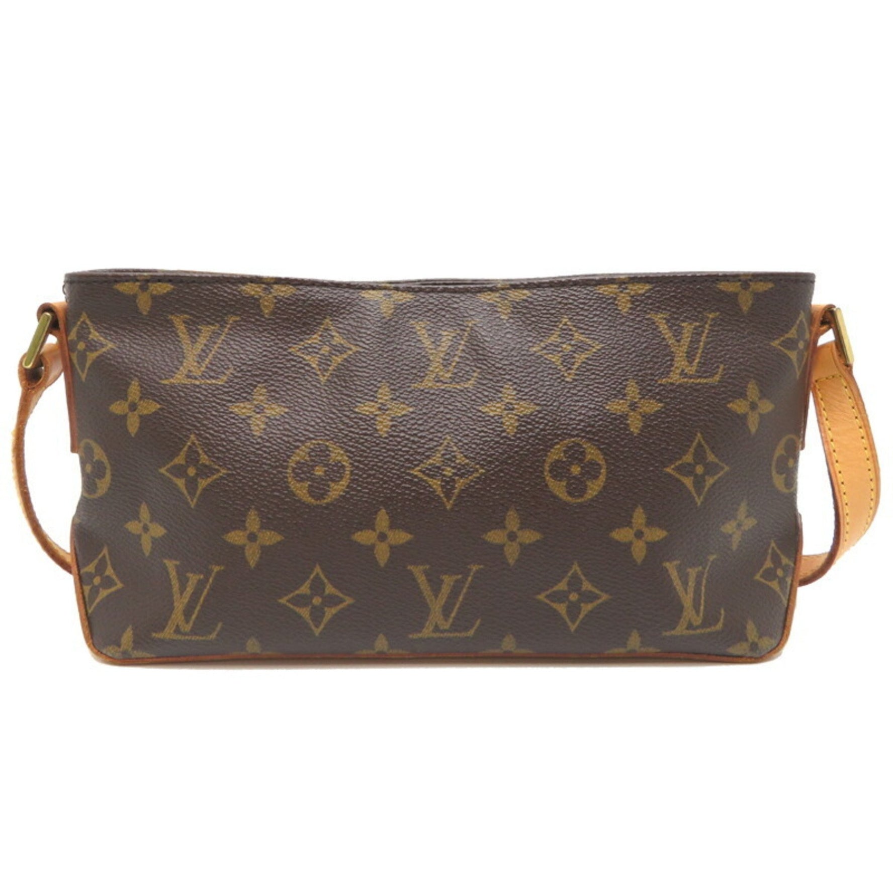 Louis Vuitton Trotter Shoulder Bag Monogram Brown