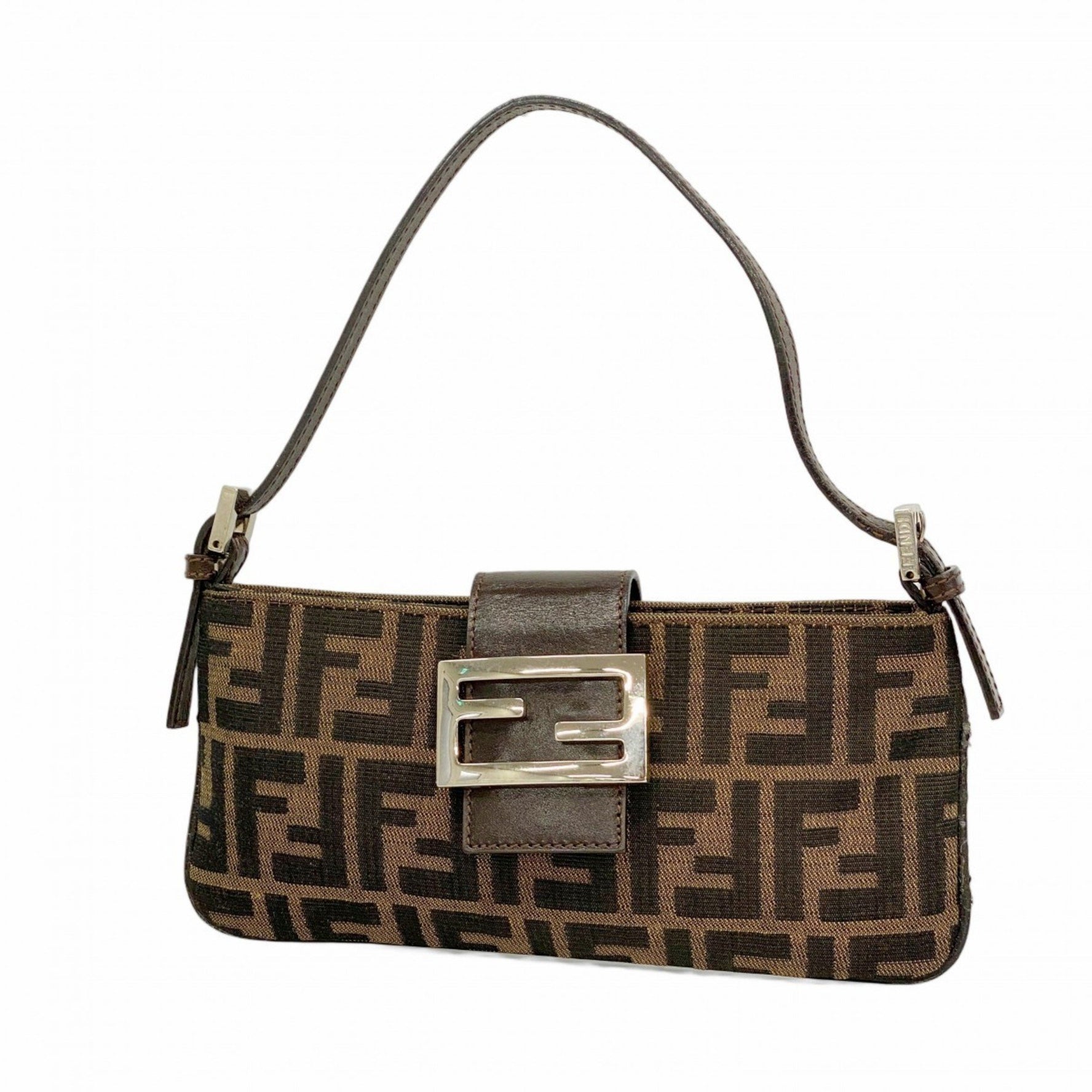 Fendi Zucca nylon canvas handbag in