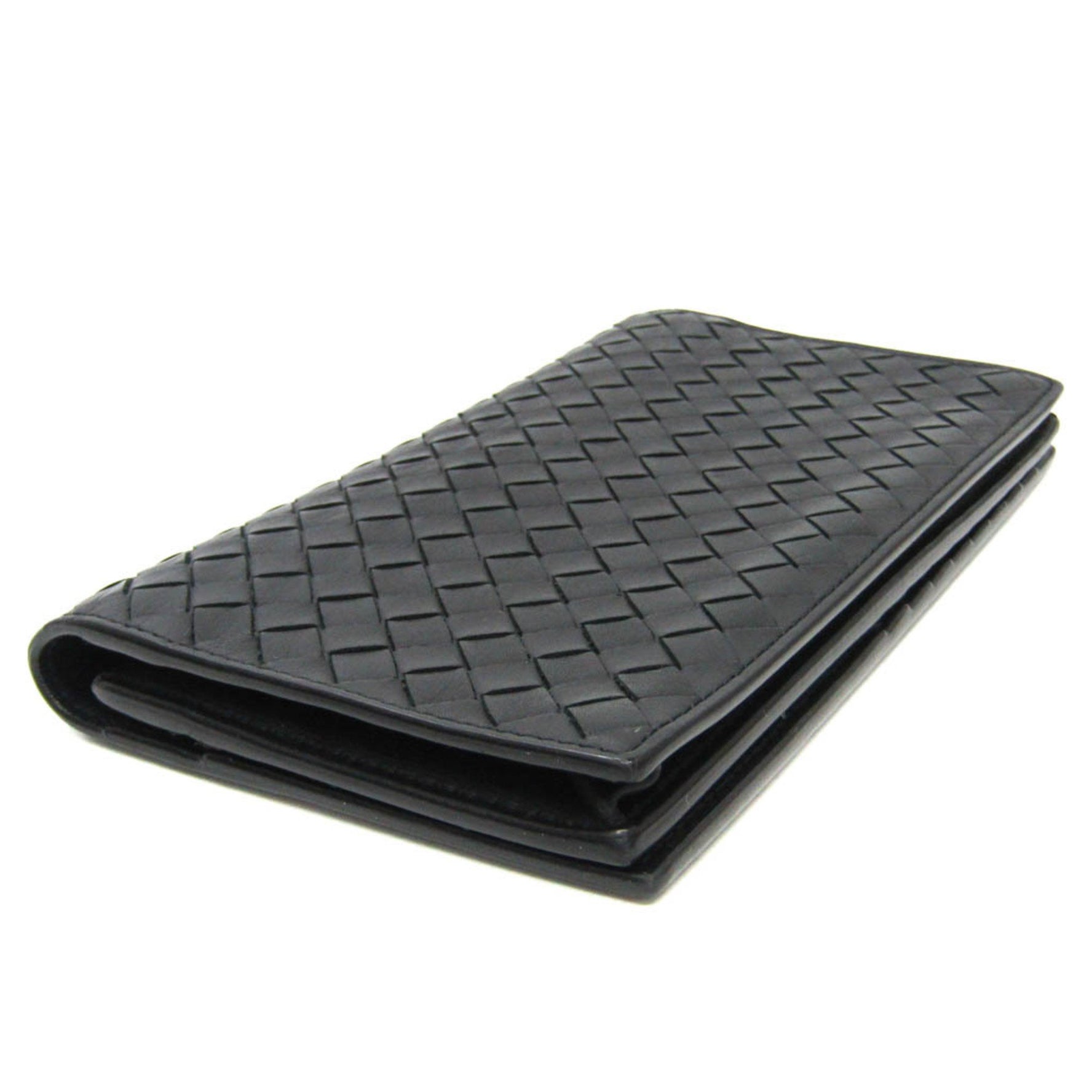 Bottega Veneta Intrecciato Men,Women Leather Long Wallet (bi-fold)