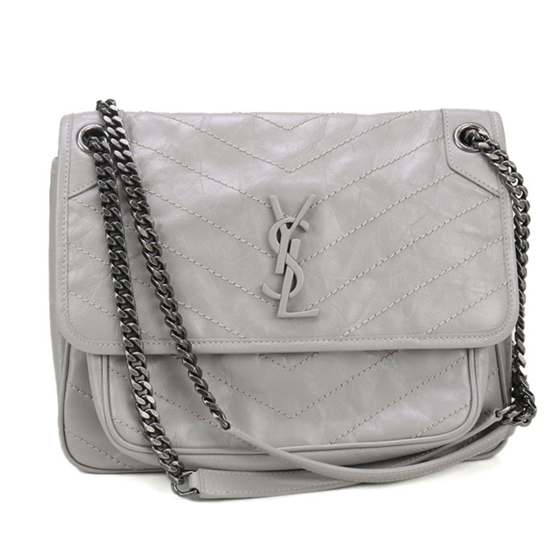 SAINT LAURENT Niki Shoulder Bag with Chain