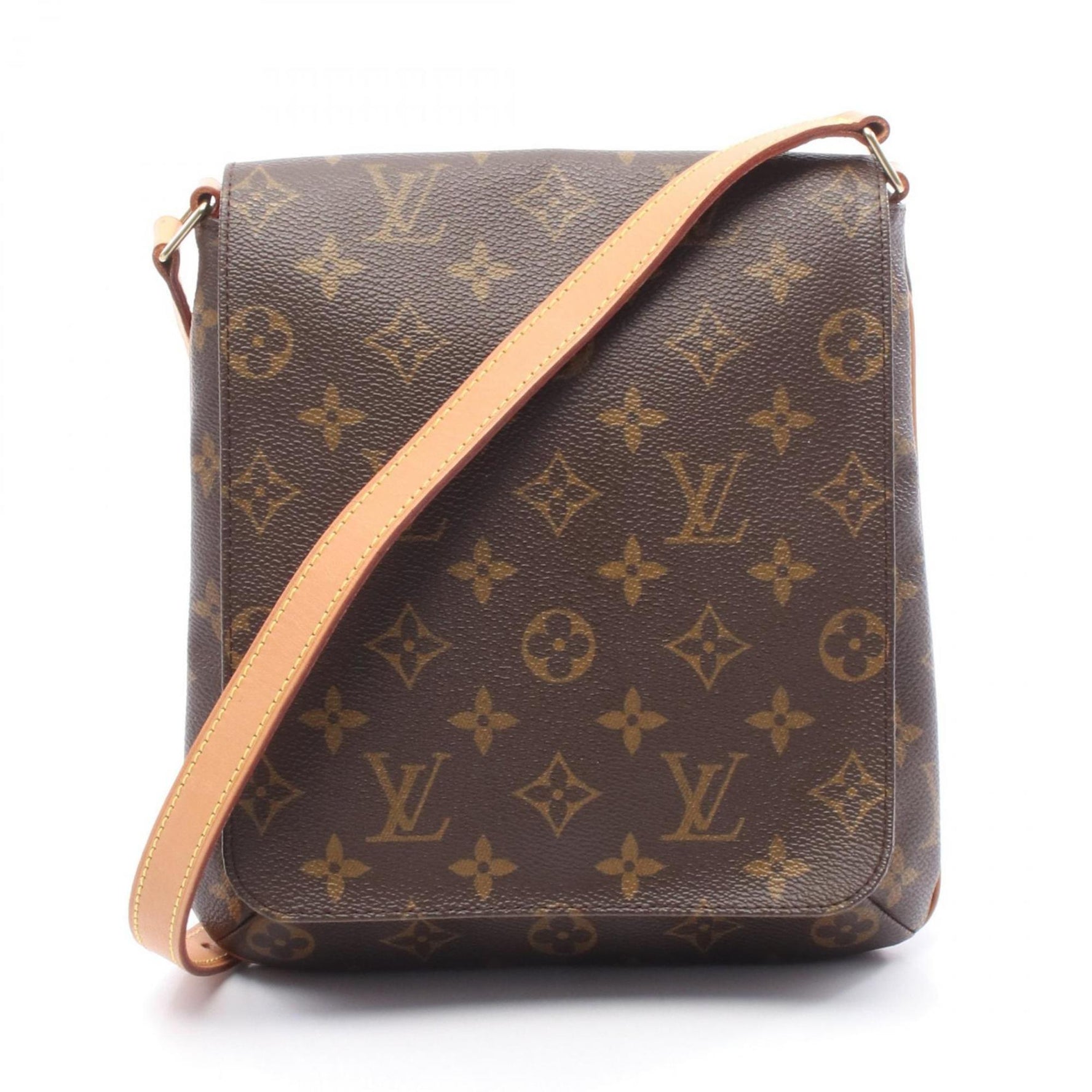 Louis Vuitton Musette Salsa Short Strap Shoulder Bag in Coated Canvas and Leather with Monogram Design