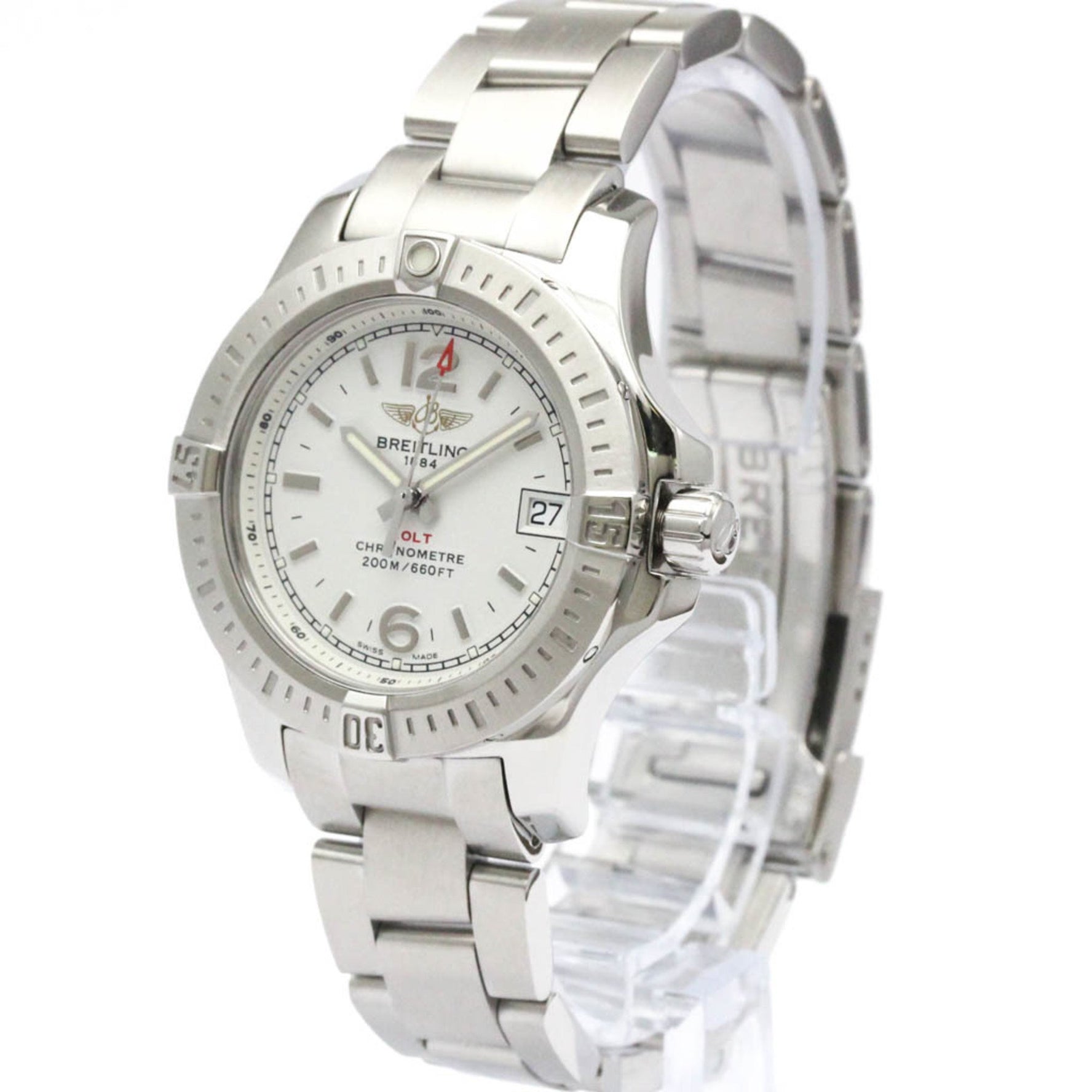 BREITLING Colt Lady Stainless Steel Quartz Ladies Watch Polished