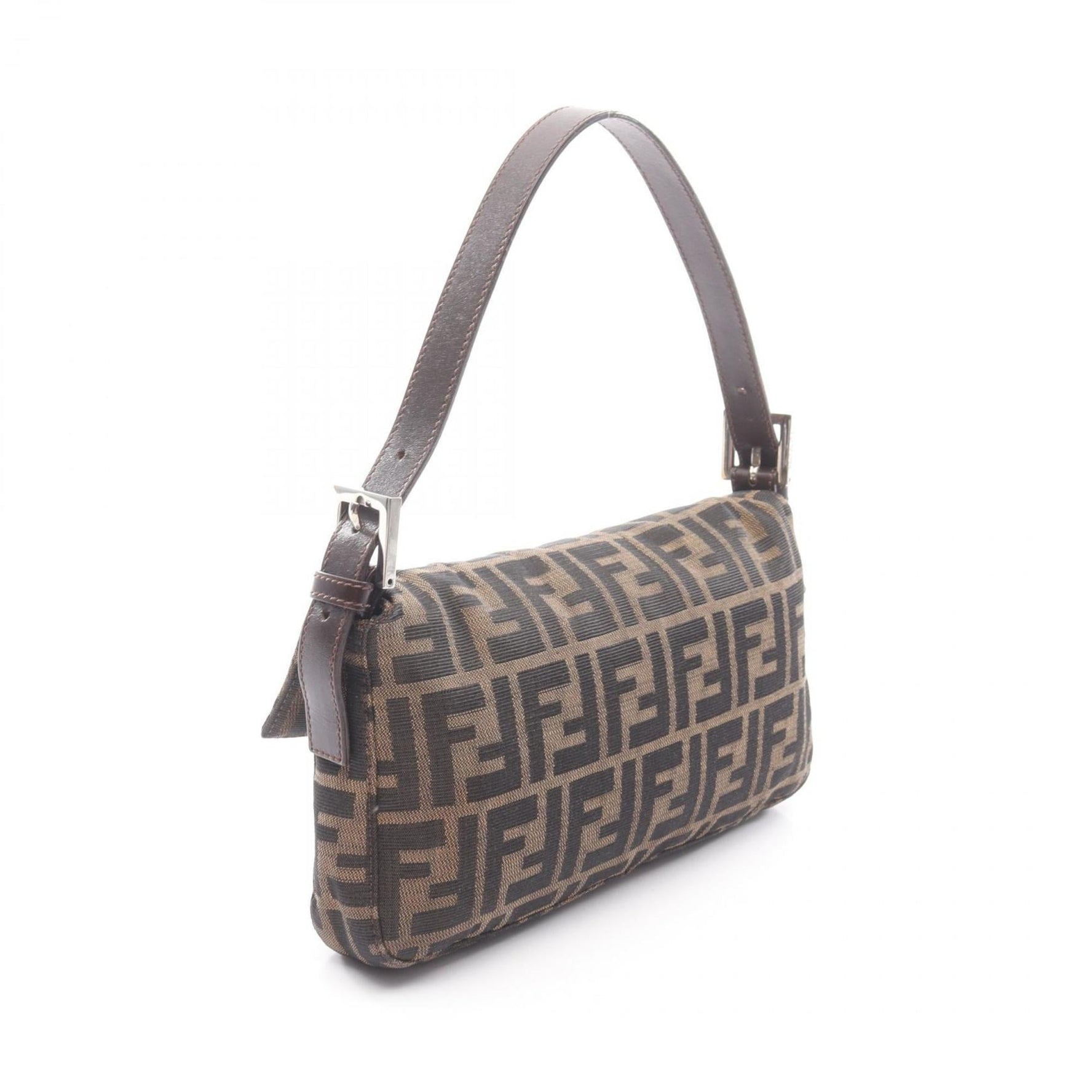 Fendi Mamma Bucket Zucca Handbag, Canvas and Leather