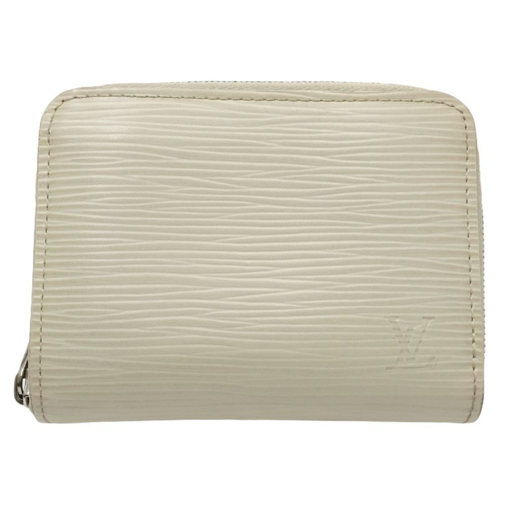 Louis Vuitton Epi Wallet/Coin Case Zipper Coin Purse Ivory