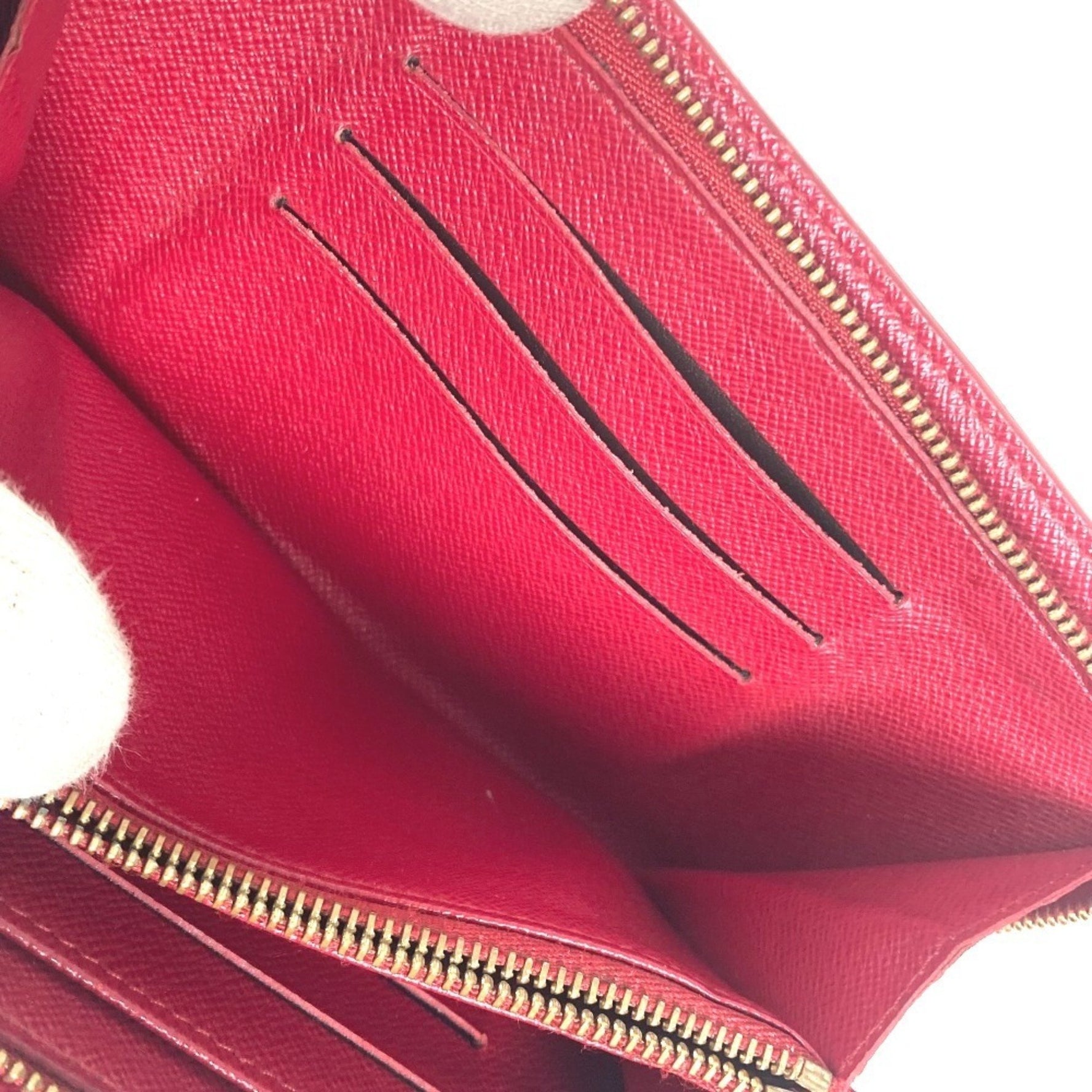 Louis Vuitton Monogram Cherry Takashi Murakami Porte Monnaie Zip Long Wallet Round Zipper Canvas Brown