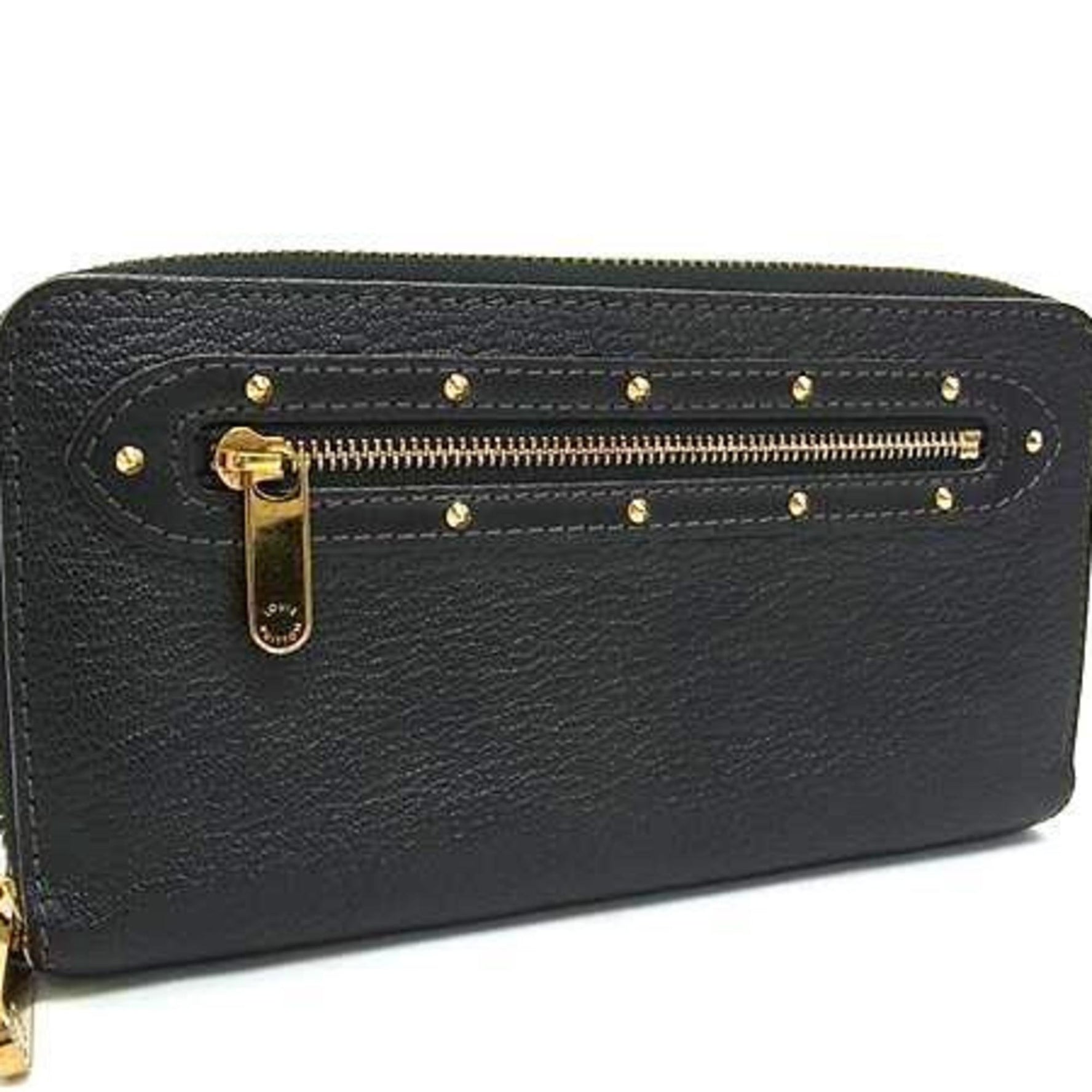 Louis Vuitton Suhali Zippy Wallet Leather Round Long with Studs