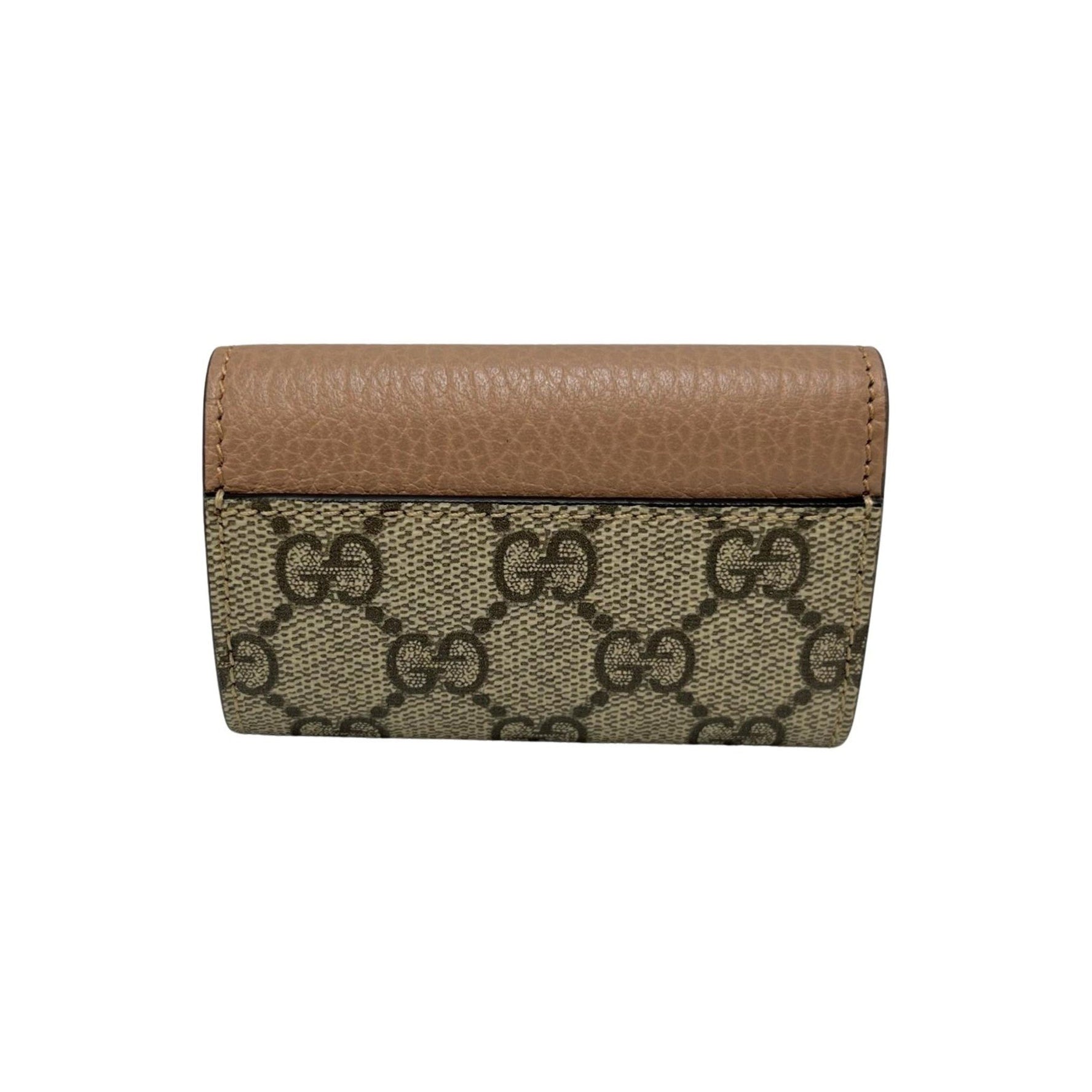 Gucci GG Marmont 6-ring key case Supreme canvas and leather for women