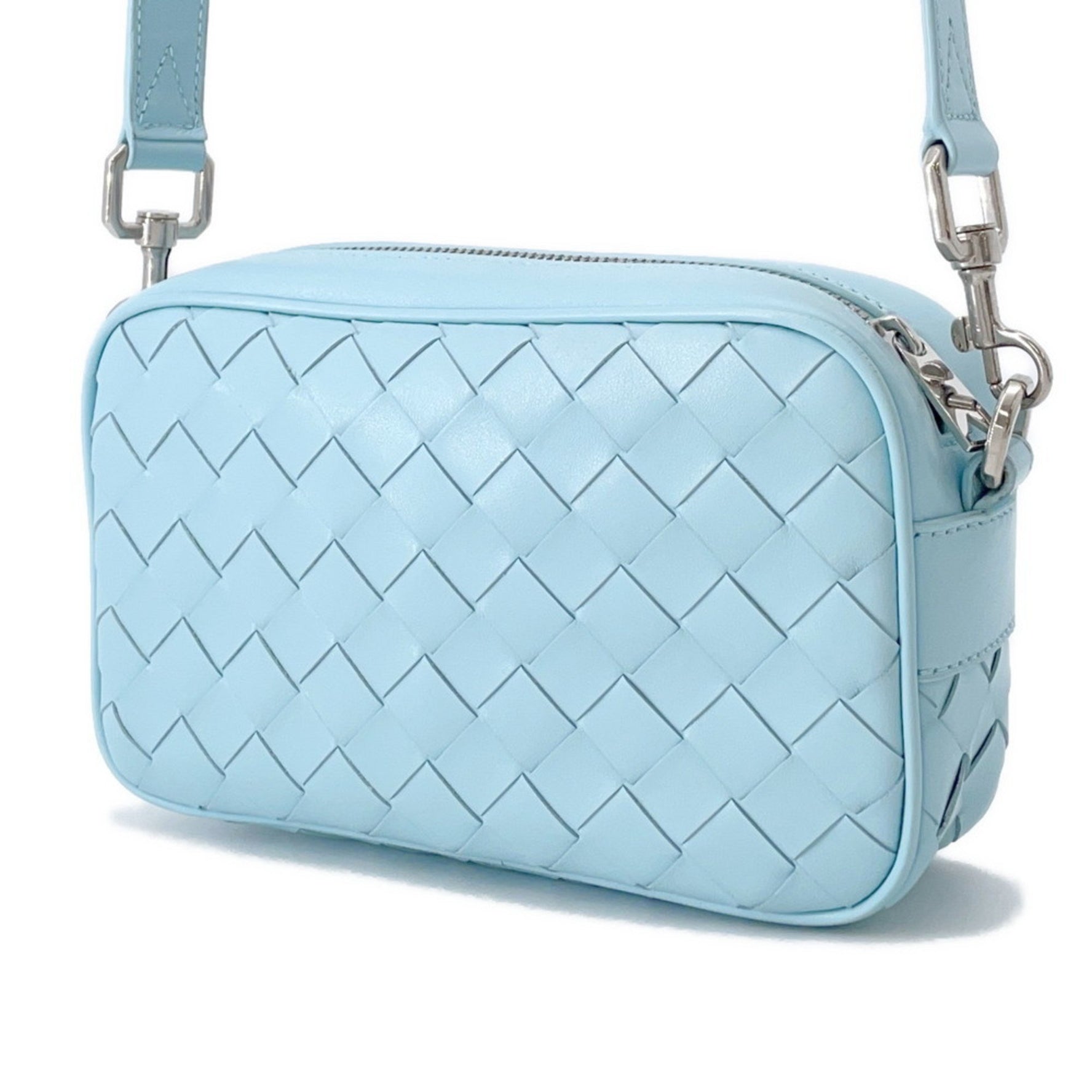 Bottega Veneta Mini Intrecciato Shoulder Bag with Camera