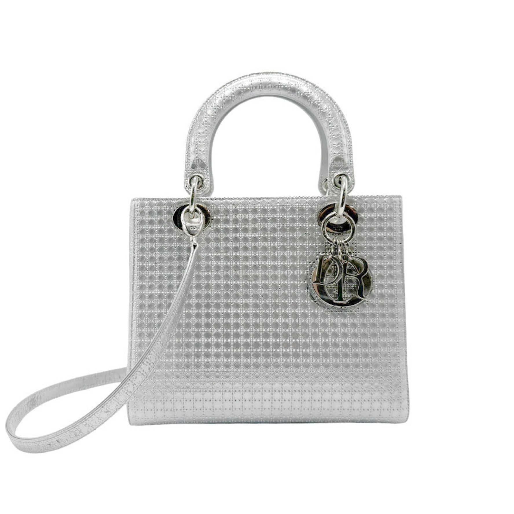 Christian Dior handbag shoulder bag Lady coated leather ladies