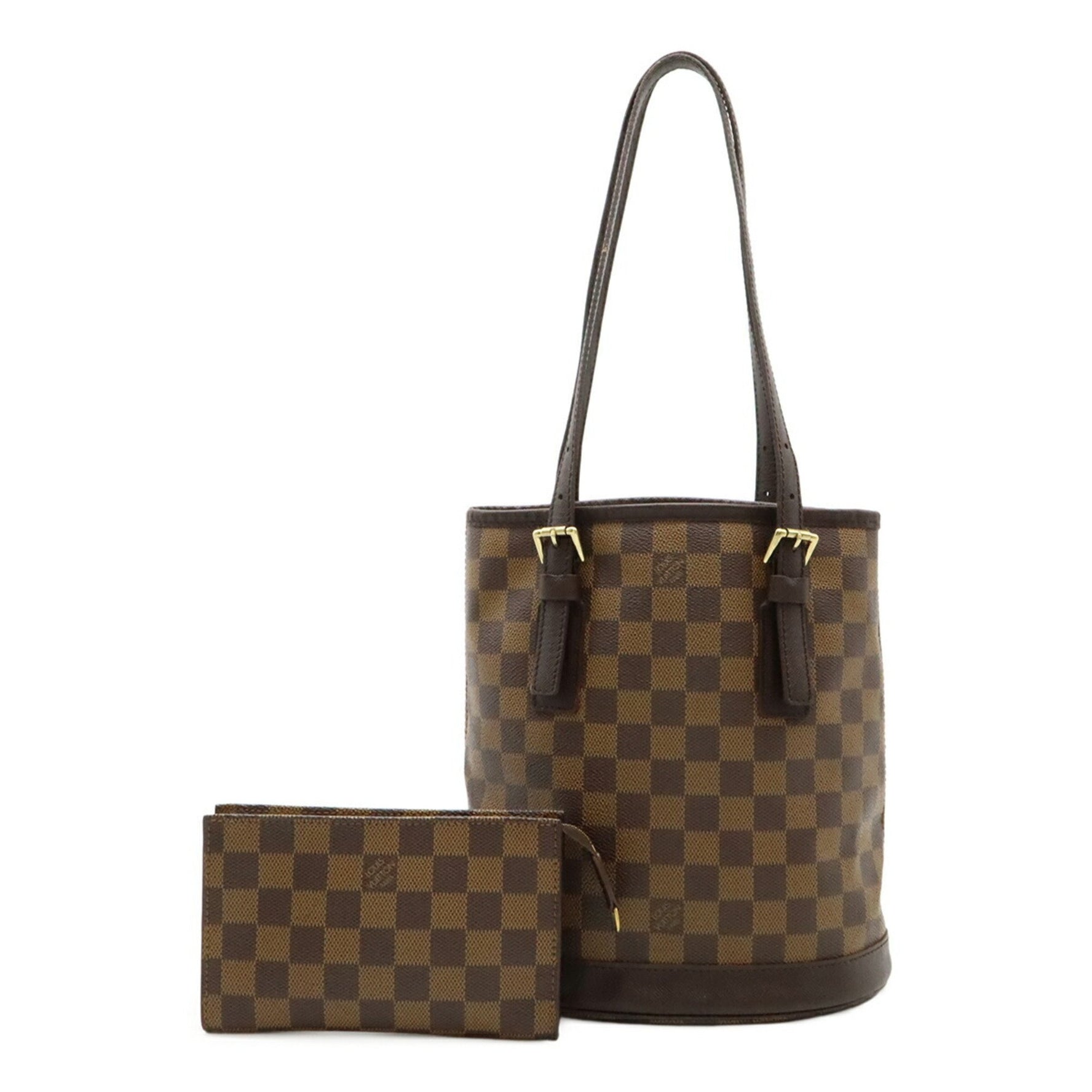 Louis Vuitton Damier Mare Bucket Shoulder Bag Tote