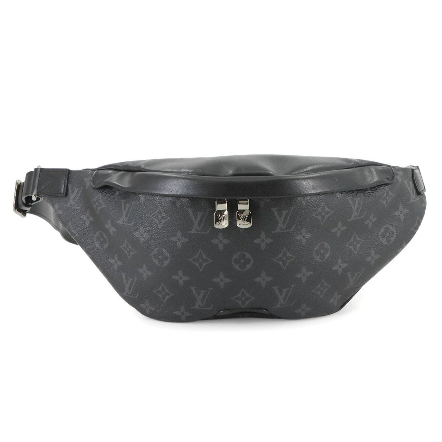 Louis Vuitton Monogram Eclipse Discovery Bumbag in Black and Grey (M44336)