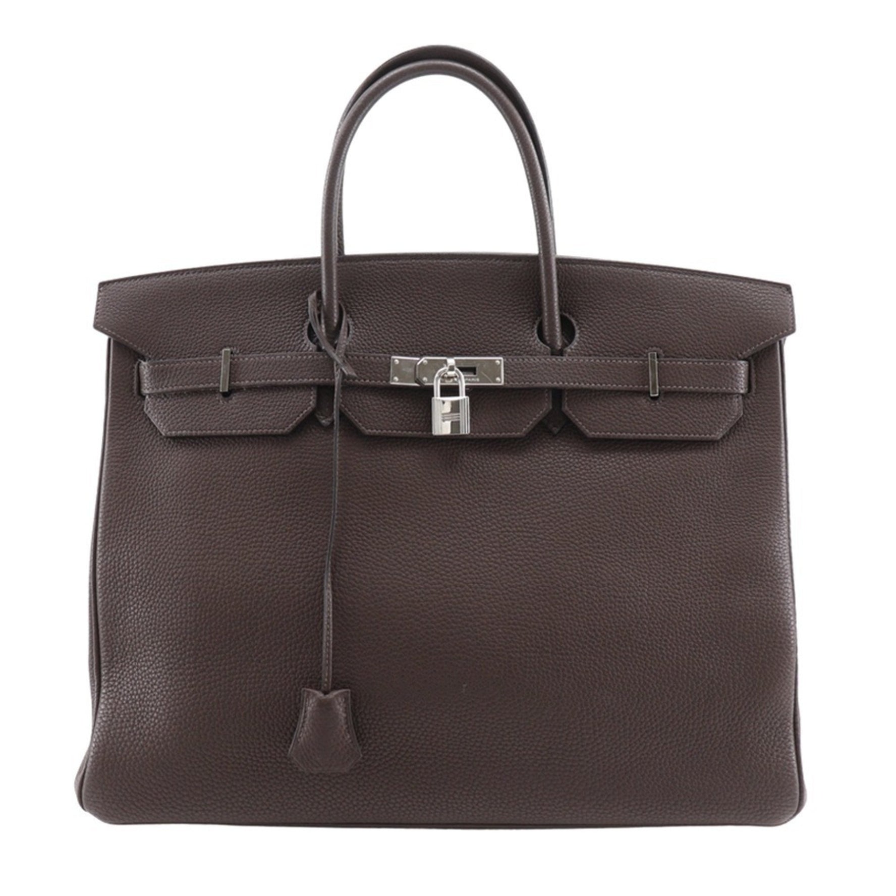 Hermes Hermès Birkin 40 Handbag Togo 2007 Brown/K Belt Clasp Women's