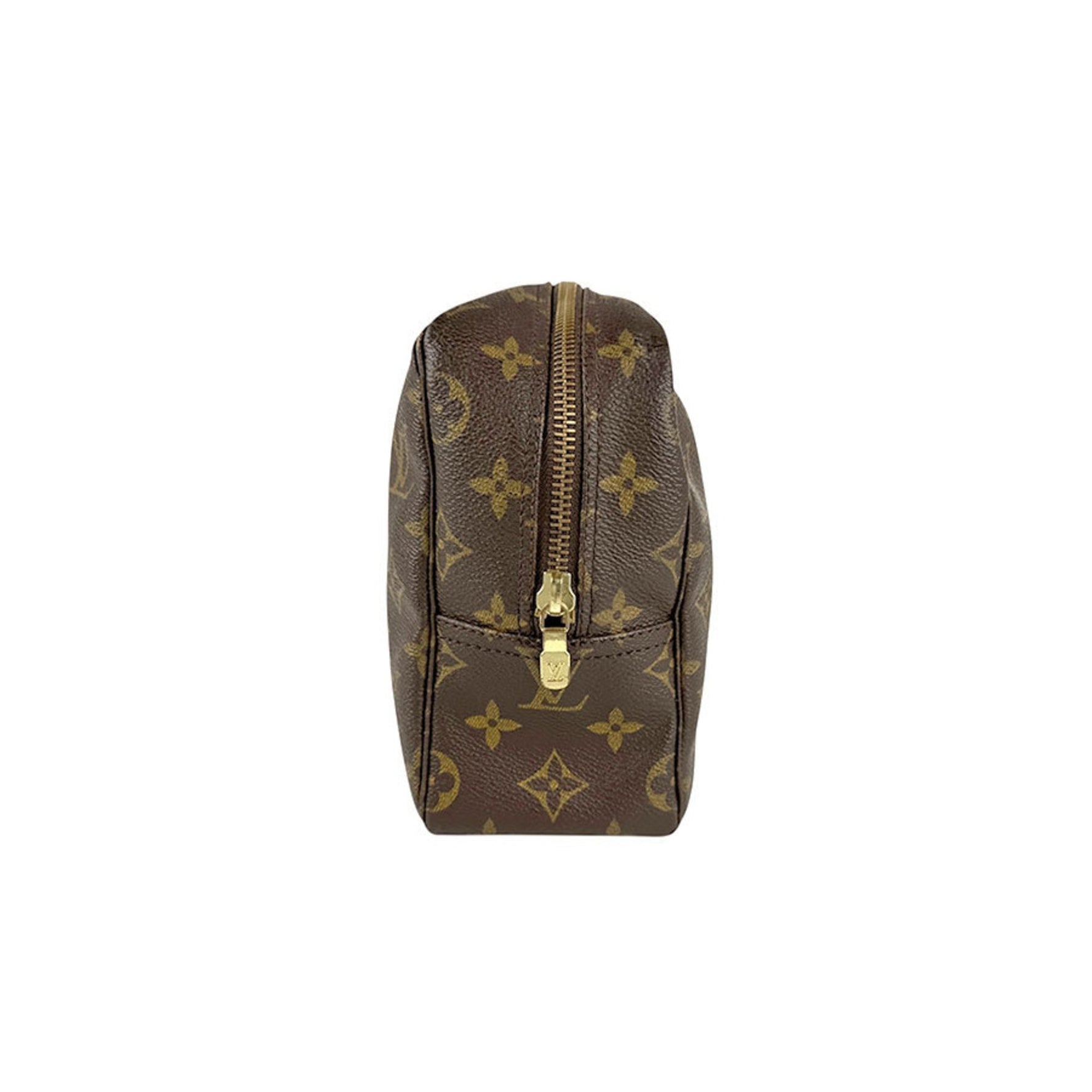 Louis Vuitton Clutch Bag Pouch Monogram Truss Toilette 28 Canvas Gold