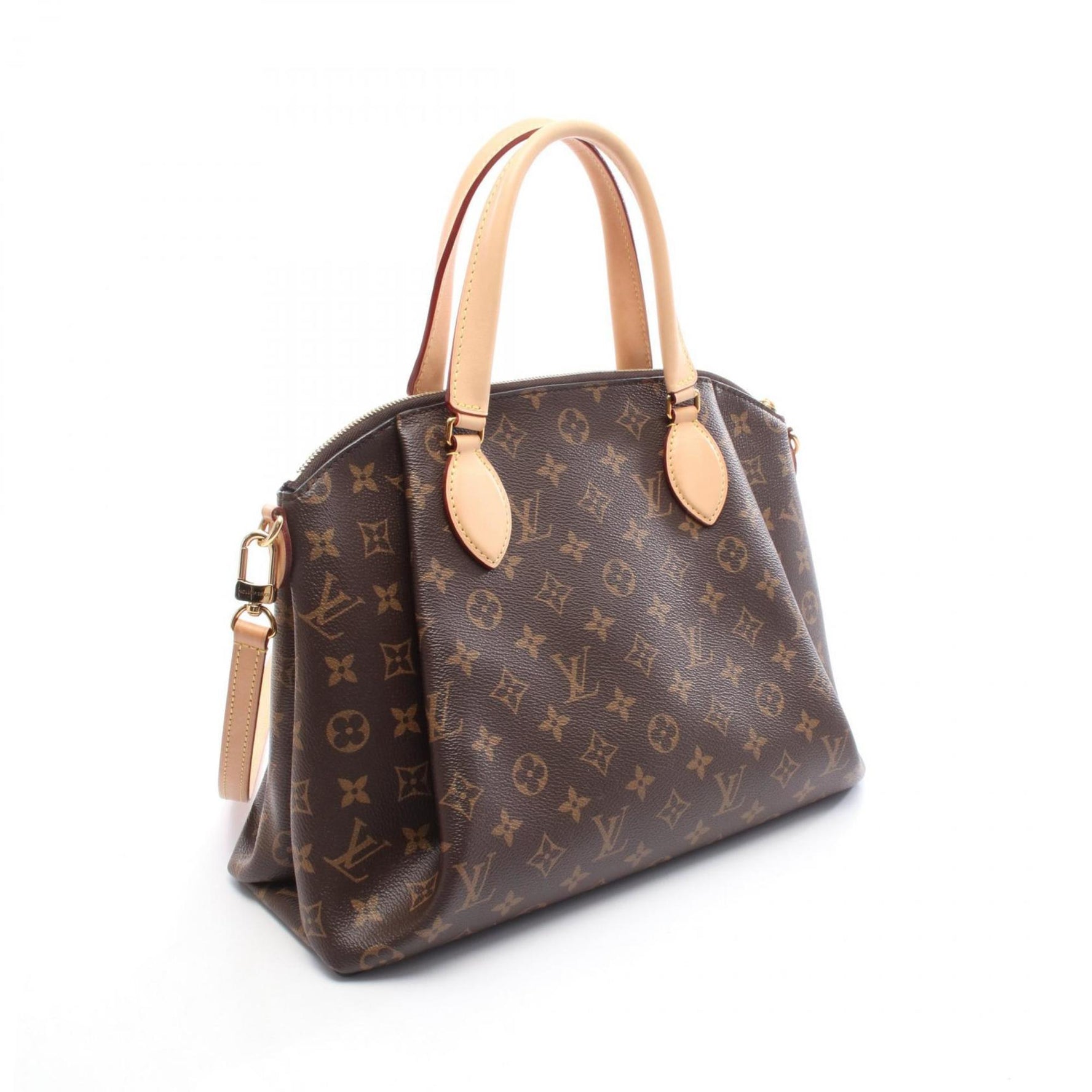 Louis Vuitton Riboly MM Handbag, Coated Canvas and Leather, Monogram