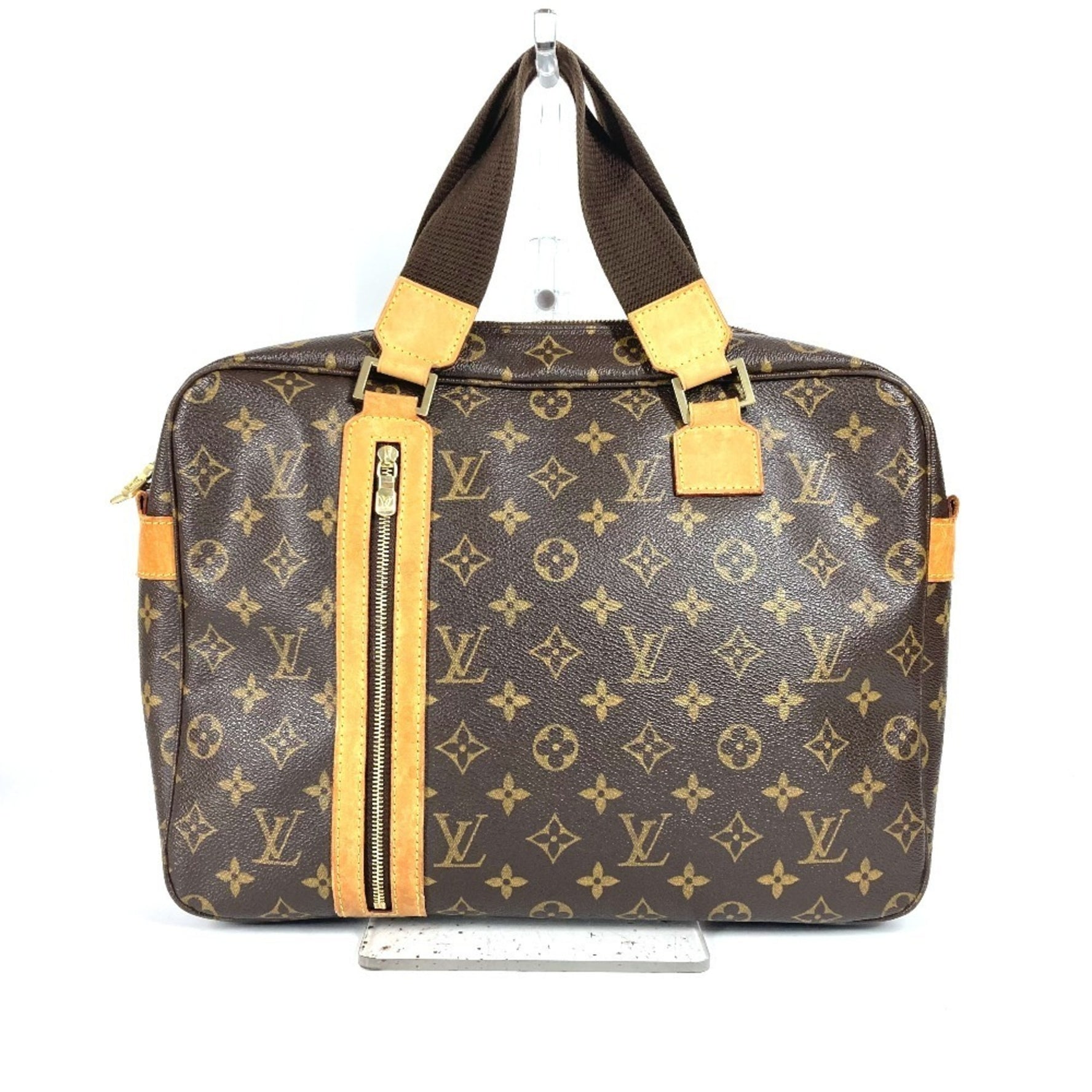 Louis Vuitton Monogram Sac Bosphore Handbag Tote Bag Business Canvas Men's Brown