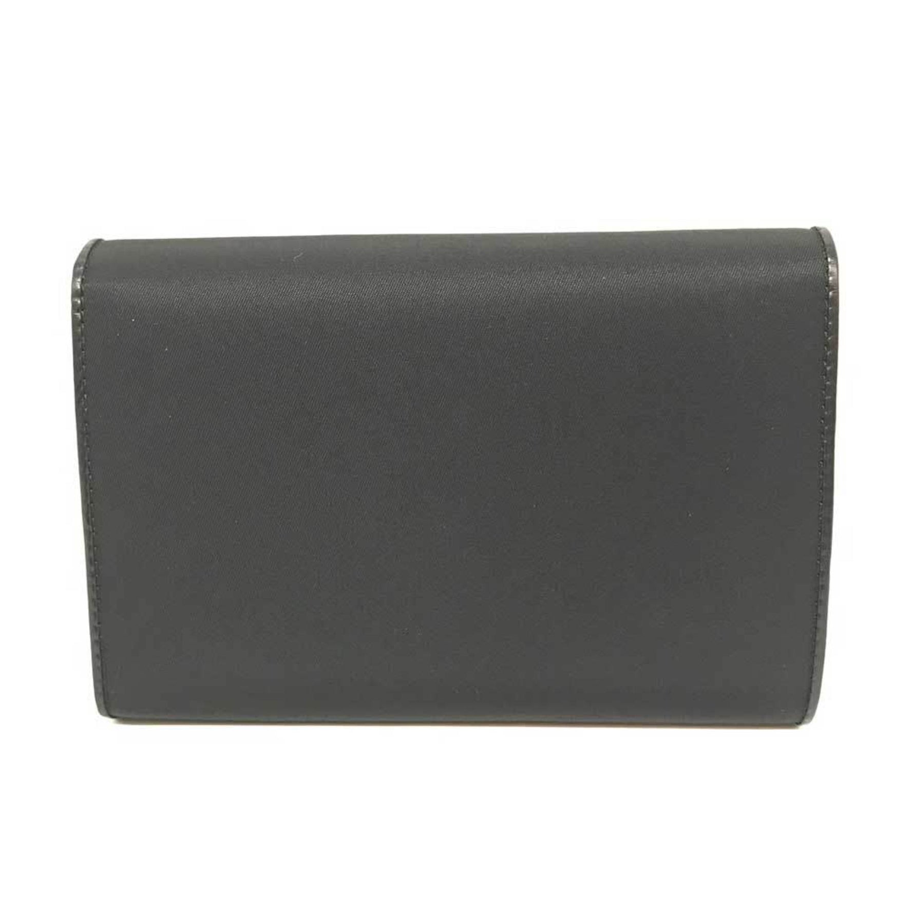 Prada Tessuto Black Nylon Heart Motif Women's Jeweled PRADA