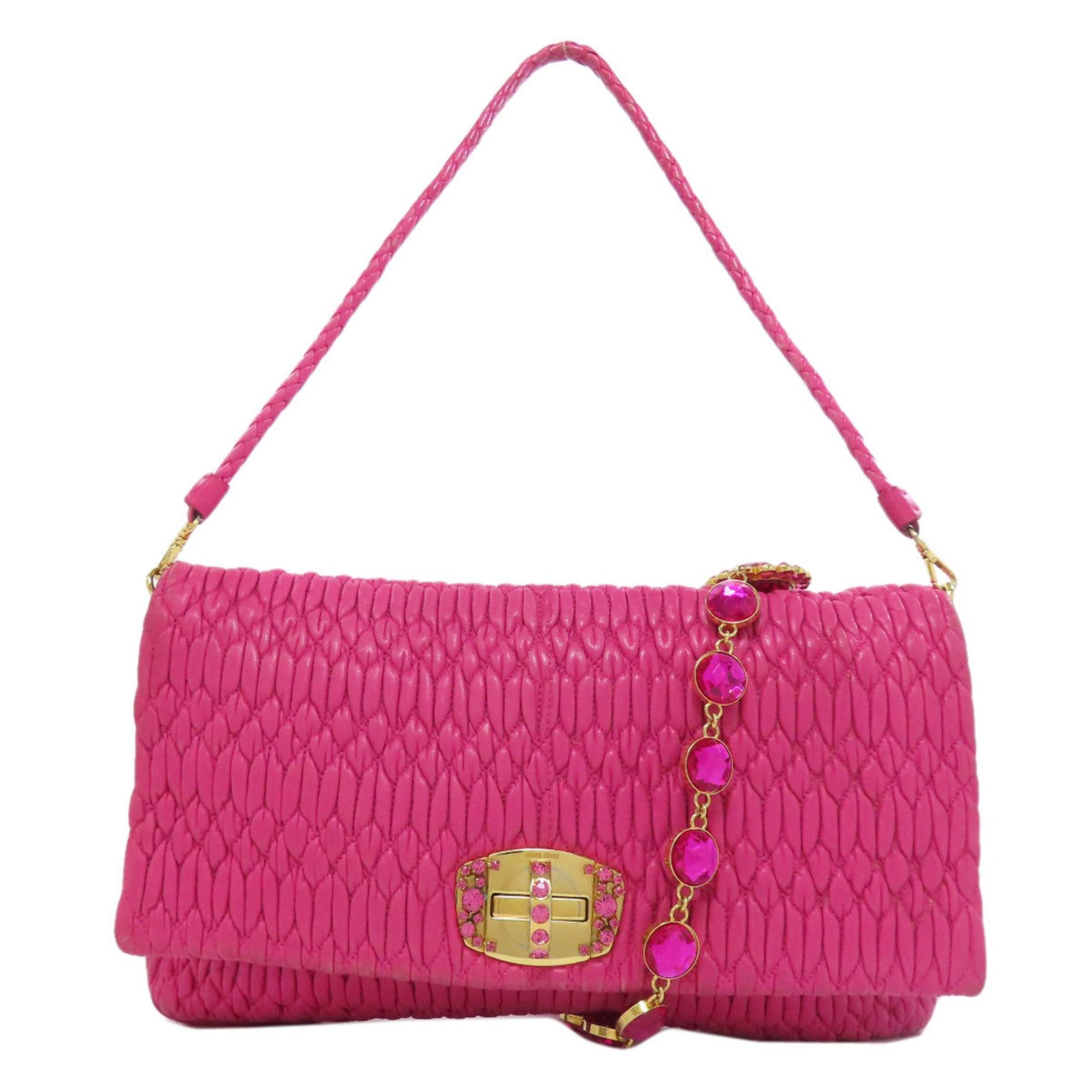 Miu Miu Miu Matelasse Shoulder Bag in Calfskin MIUMIU