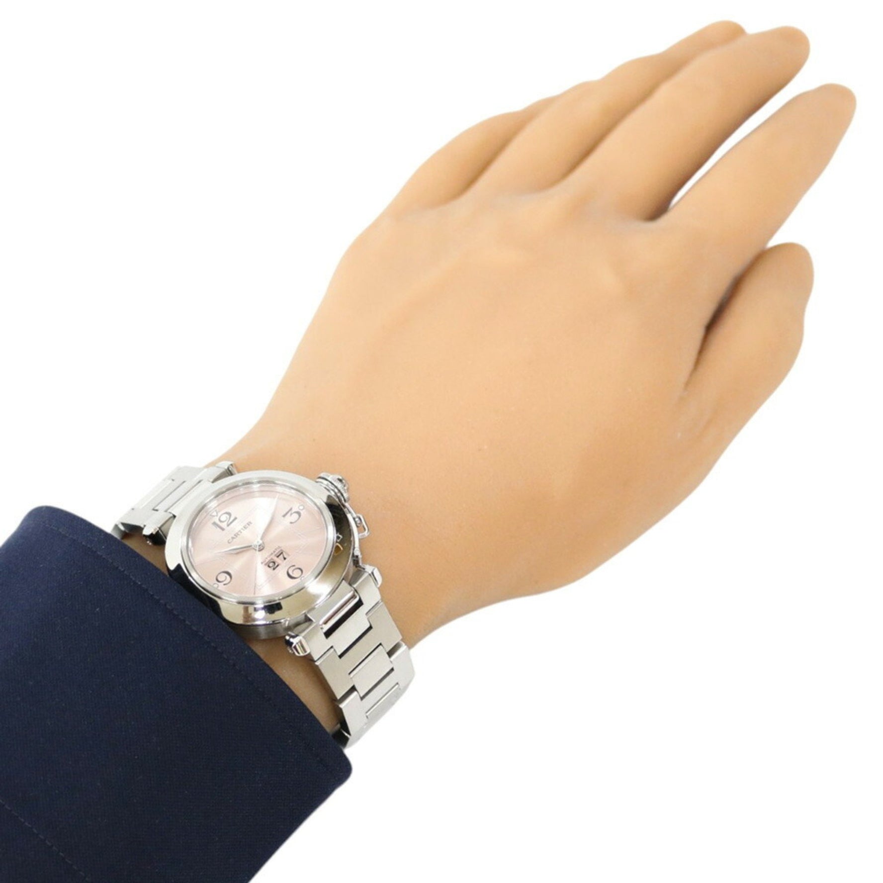 Cartier Pasha Big Date Watch, Stainless Steel, Automatic, Unisex, Overhauled