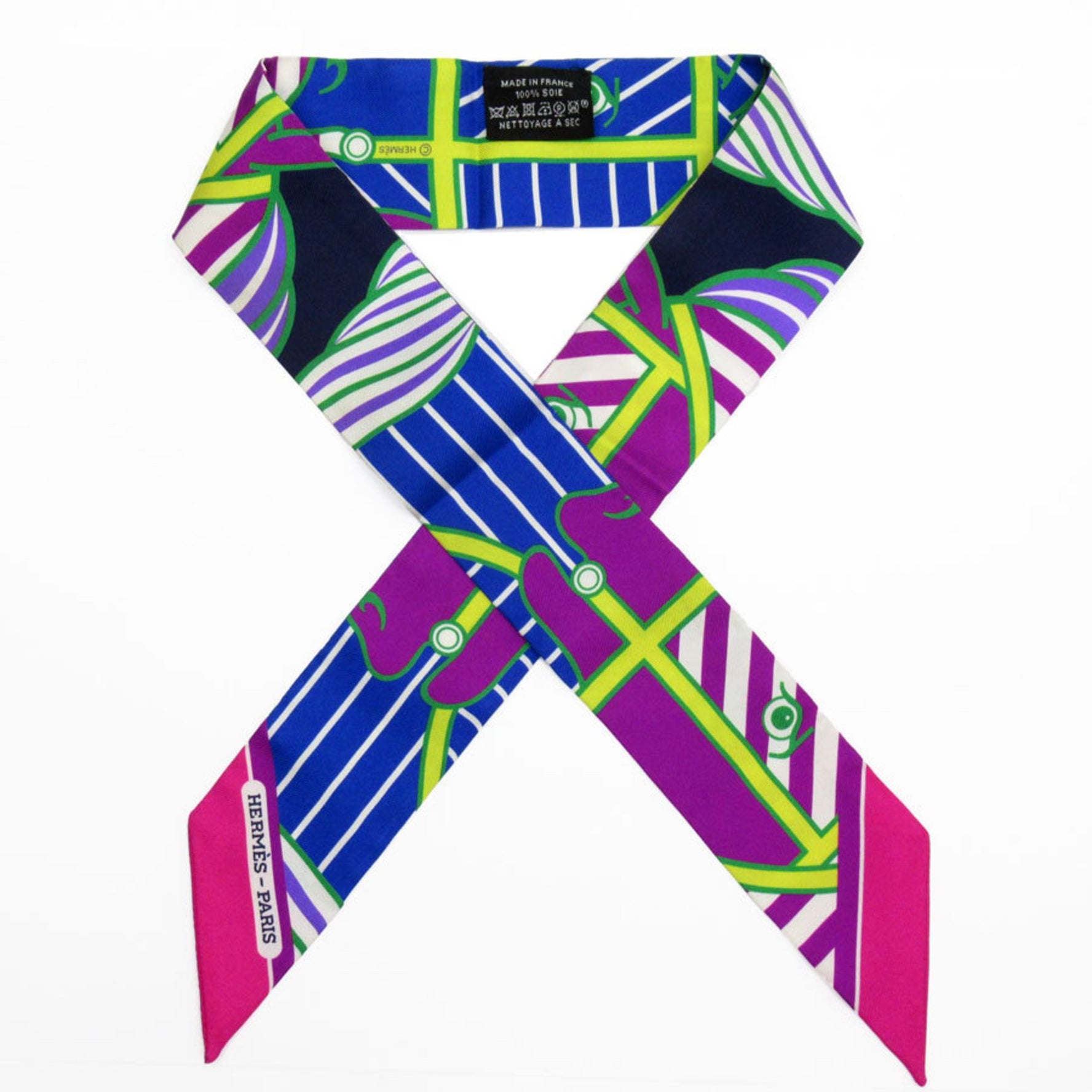 Hermes HERMES Scarf/Muffler Twilly Silk Multicolor Women's t19355a