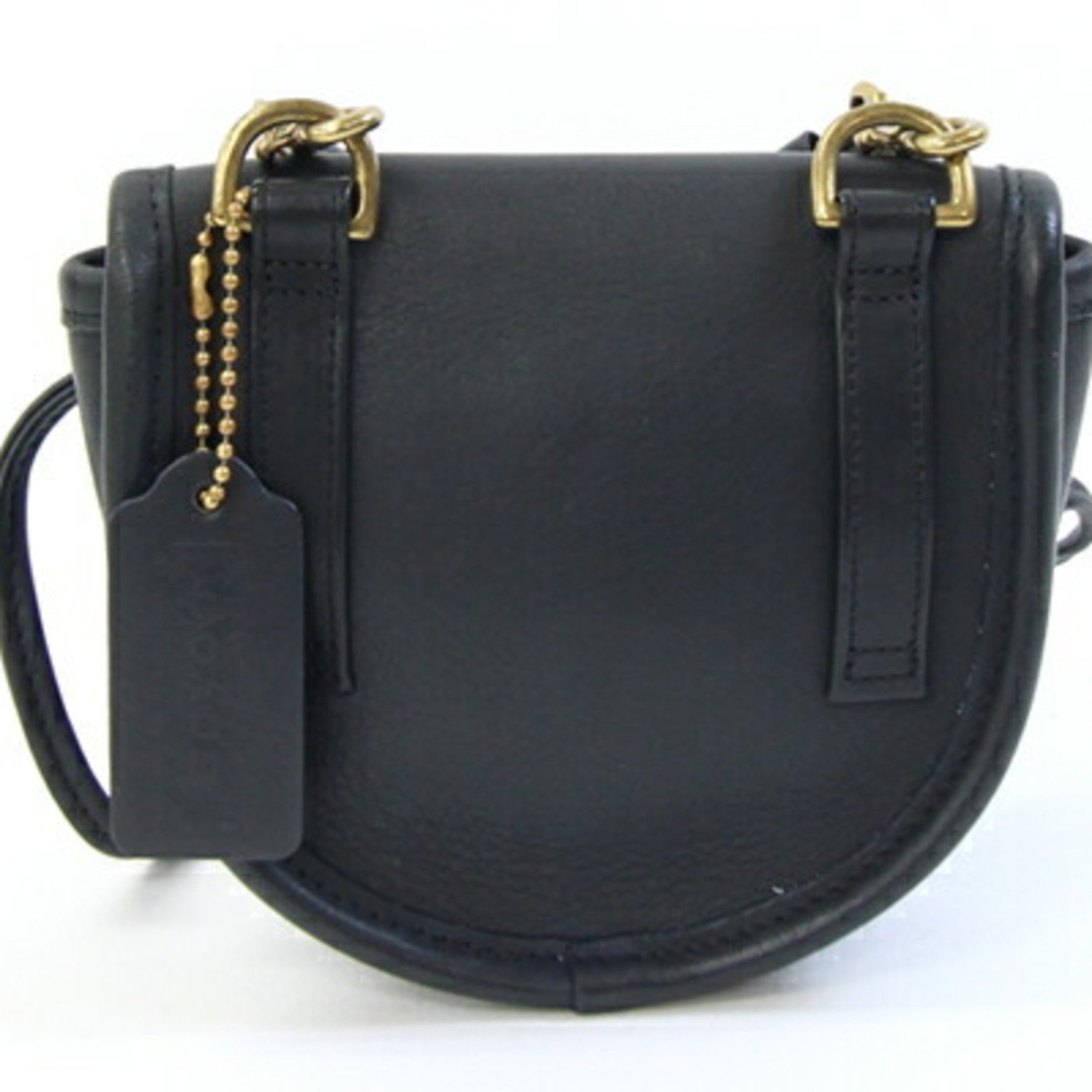 Coach Shoulder Bag 9826 Black Leather Pochette Old Women's COACH