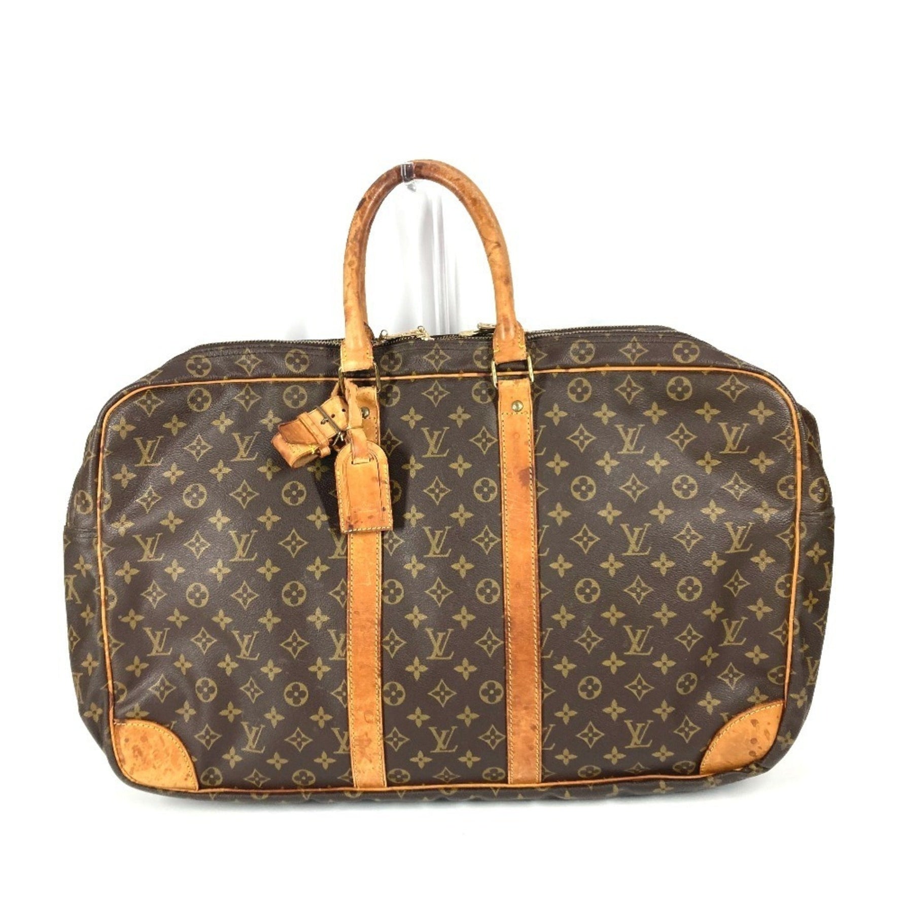 Louis Vuitton Monogram Sac Trois Poche Bag Travel Boston Canvas Men's