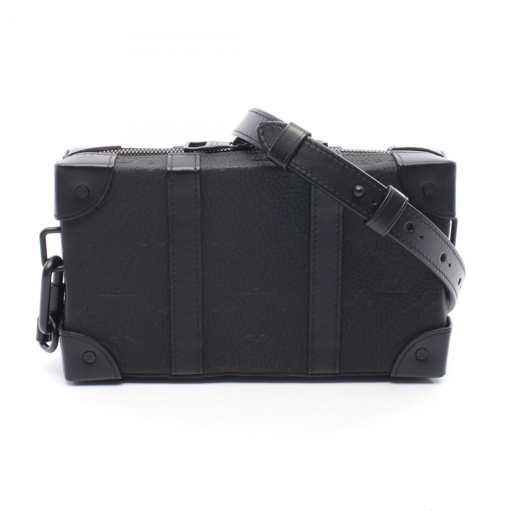 Louis Vuitton Soft Trunk Wallet Shoulder Bag in Monogram Taurillon Leather