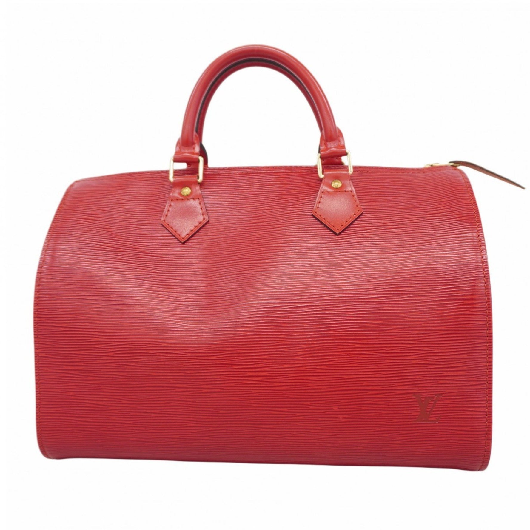 Louis Vuitton Epi Speedy 30 Handbag Castilian Red for Women
