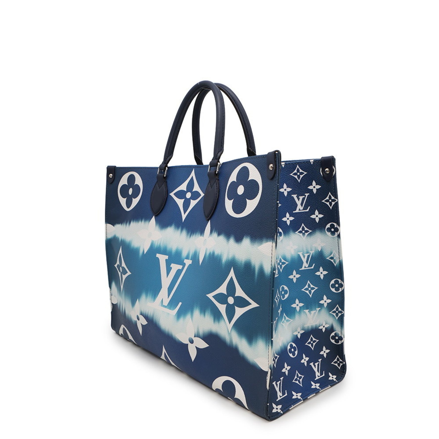 Louis Vuitton Monogram Escale On-the-Go GM Tote Bag Blue